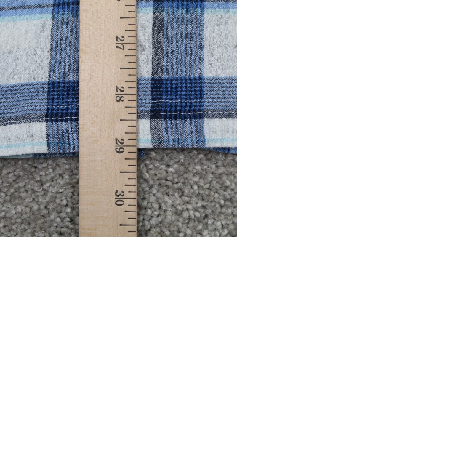 Eddie Bauer Eddie Bauer Seersucker Shirt Mens Large Blue/White Classic Fit Cotton S/S Button-Up Shirt Size US L / EU 52-54 / 3 - 9 Thumbnail