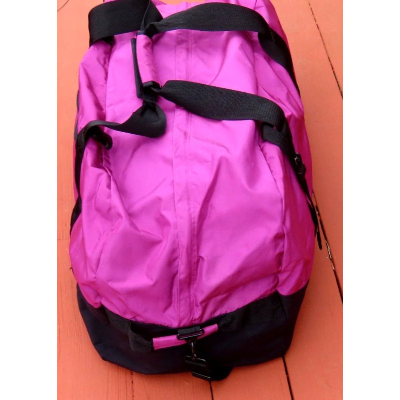 Vintage VINTAGE LL Bean Adventure Purple Large Duffle Bag 31"x12"x15" #155536 Size ONE SIZE - 4 Thumbnail