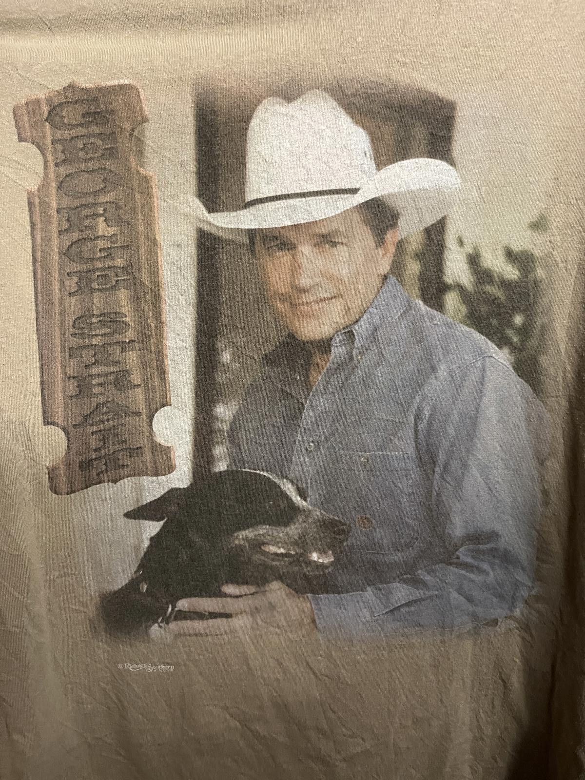 Tultex VTG George Strait T-shirt Fan Club - Country Tee -XL Size US XL / EU 56 / 4 - 4 Thumbnail