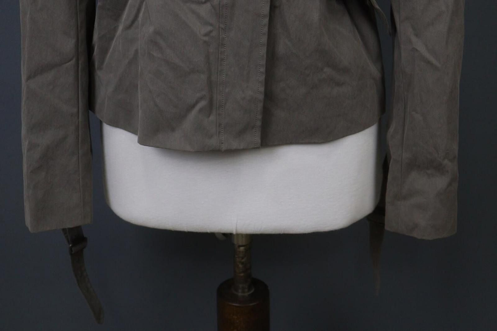 Allsaints All Saints Brown Belted Waist Zip Crop Trench Coat Size 12 Size XL / US 12-14 / IT 48-50 - 3 Thumbnail