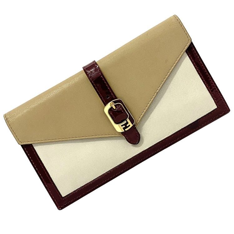 Fendi FENDI White Leather Size ONE SIZE - 1 Thumbnail