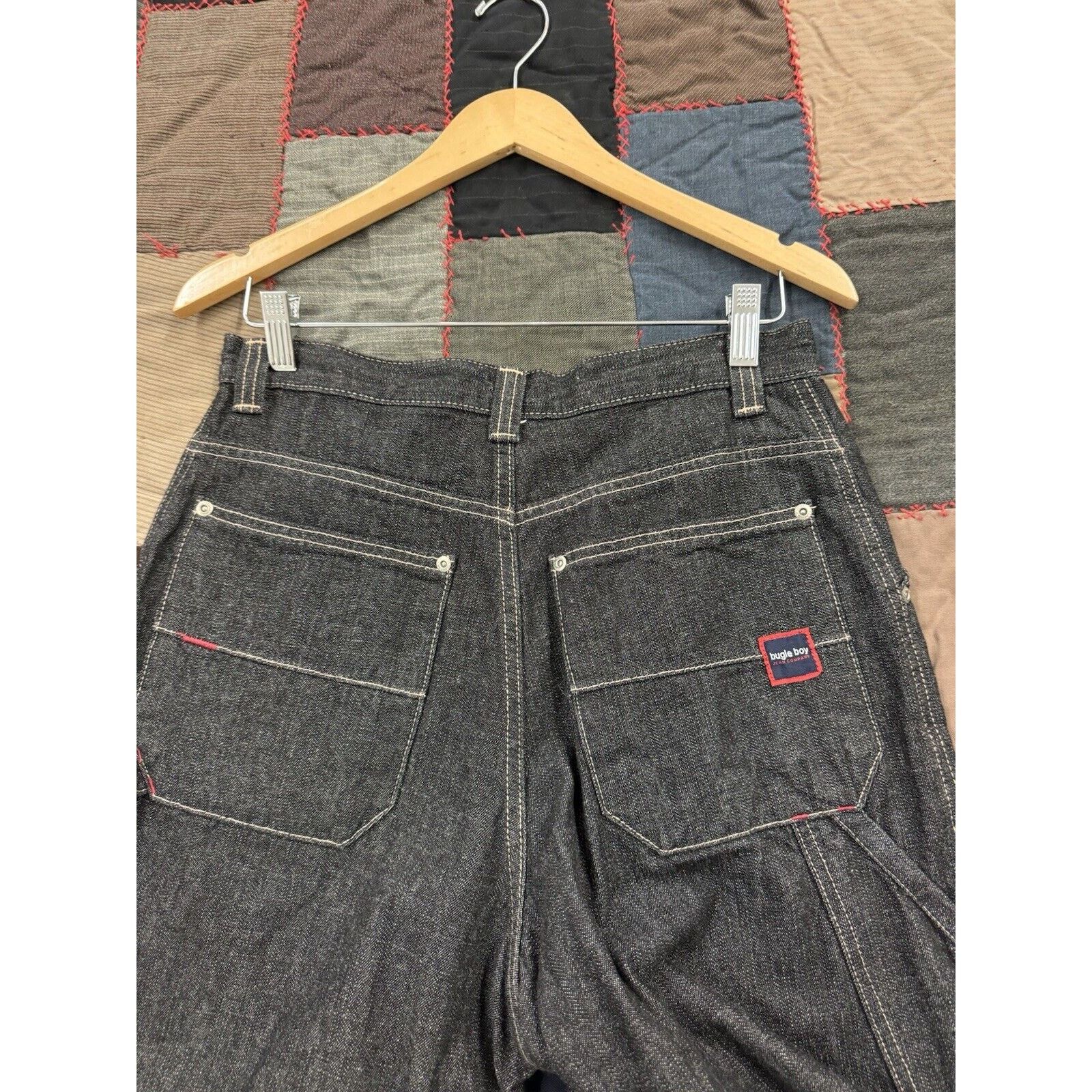 Bugle Boy Vintage 90s Skater Baggy Bugle Boy Jeans Denim W30 X L30 Size US 30 / EU 46 - 5 Thumbnail