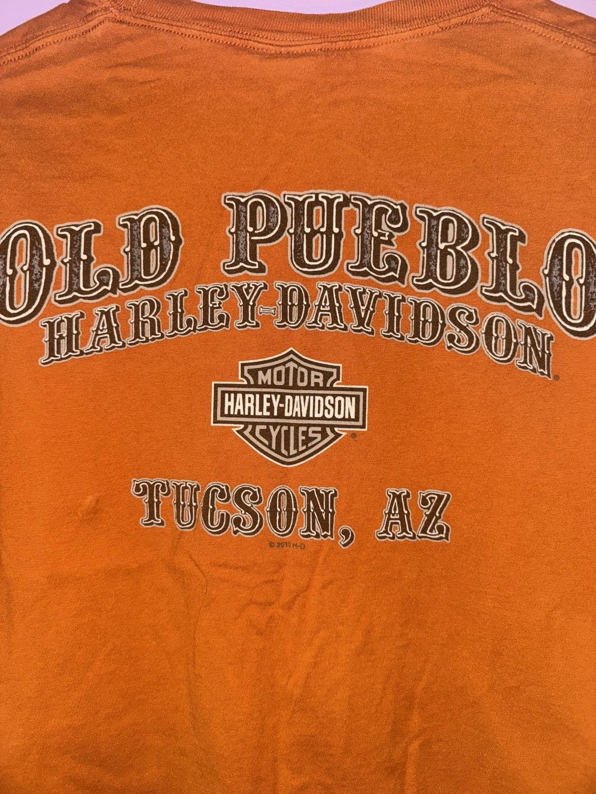Harley Davidson Harley Davidson Vintage old pueblo Tucson AZ Size US XL / EU 56 / 4 - 3 Thumbnail