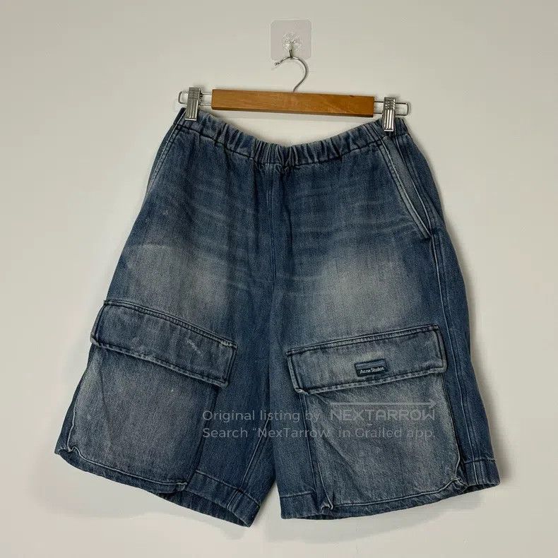 Acne Studios Acne Studios Cargo denim destroyed shorts Size US 44 / EU 60 - 1 Thumbnail