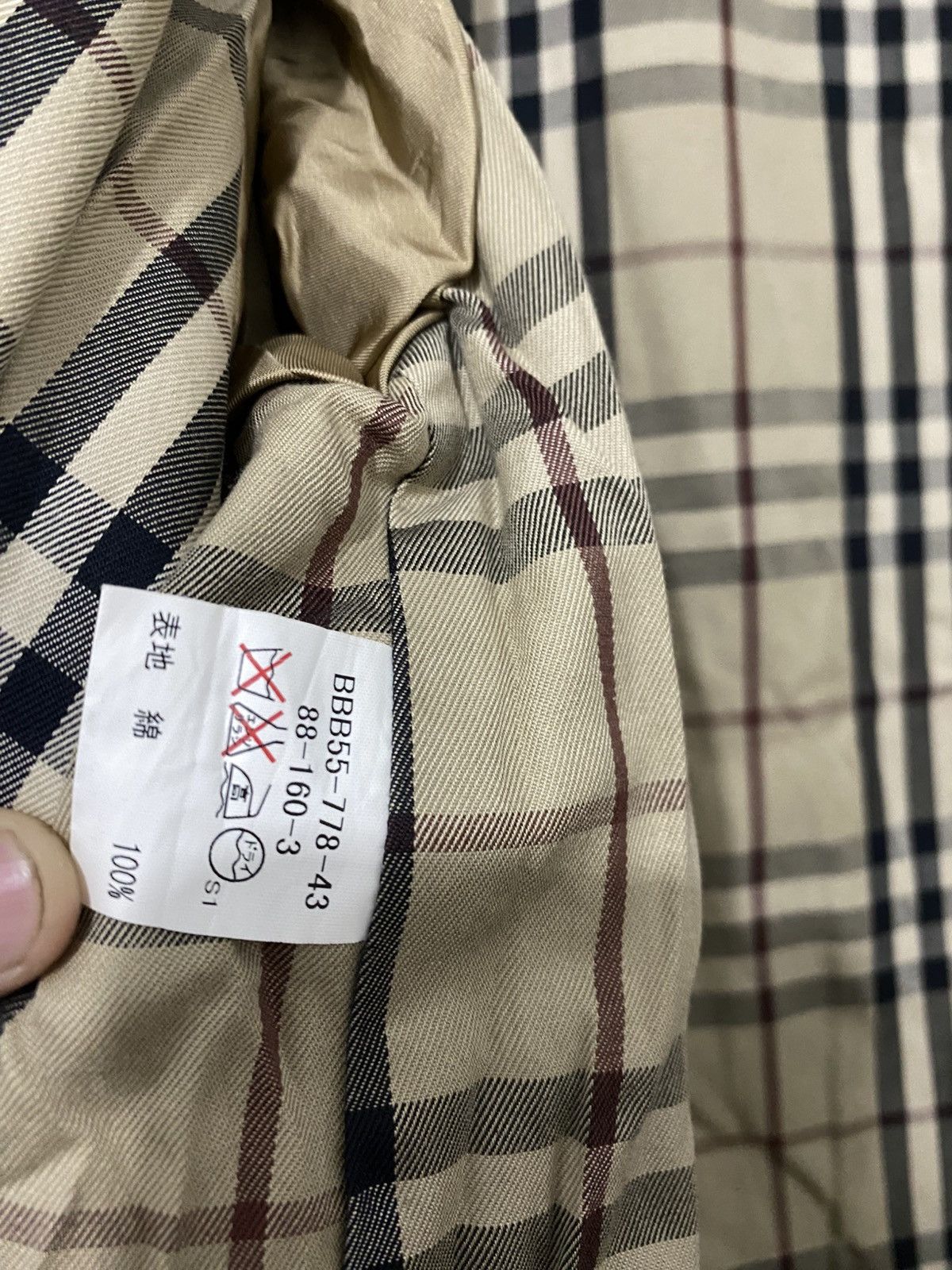 Burberry Burberry Nova Check Trench Coat Jacket Size US L / EU 52-54 / 3 - 7 Thumbnail