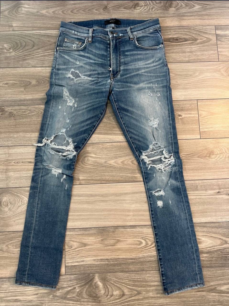 Amiri Amiri Ripped Denim Size US 32 / EU 48 - 1 Thumbnail