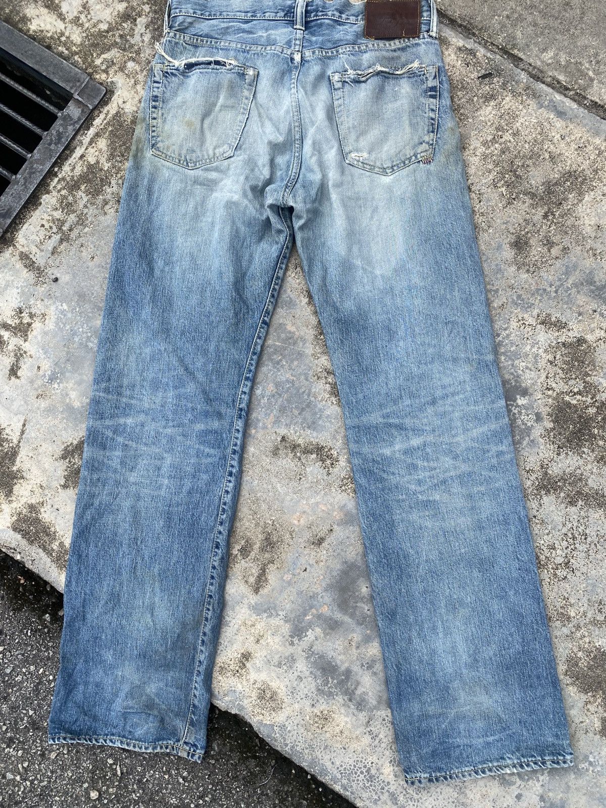 Prps Vintage Distressed Prps Selvedge Denim Pants Size US 33 - 11 Thumbnail