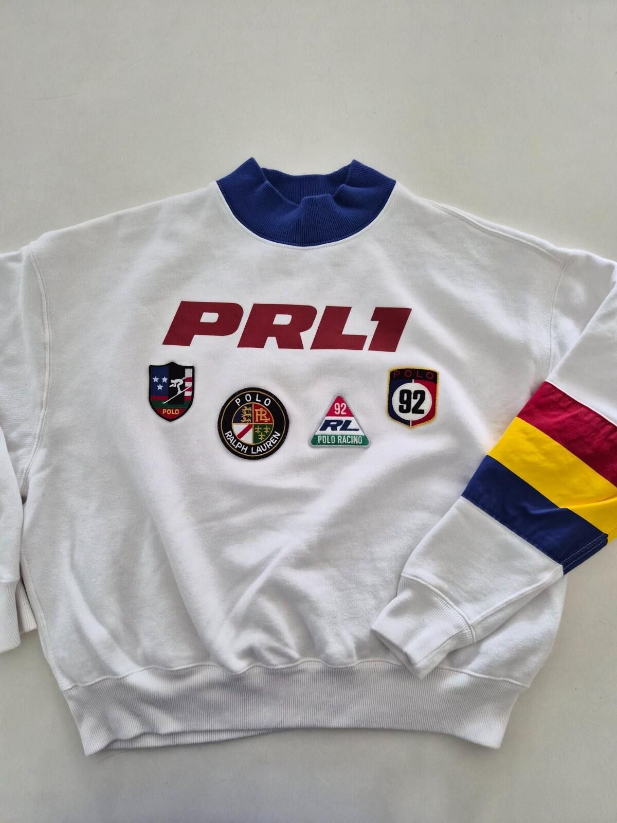 Polo Ralph Lauren Polo Ralph Lauren PRL1 92 Racing Sweatshirt White Patch S Size US S / EU 44-46 / 1 - 1 Thumbnail