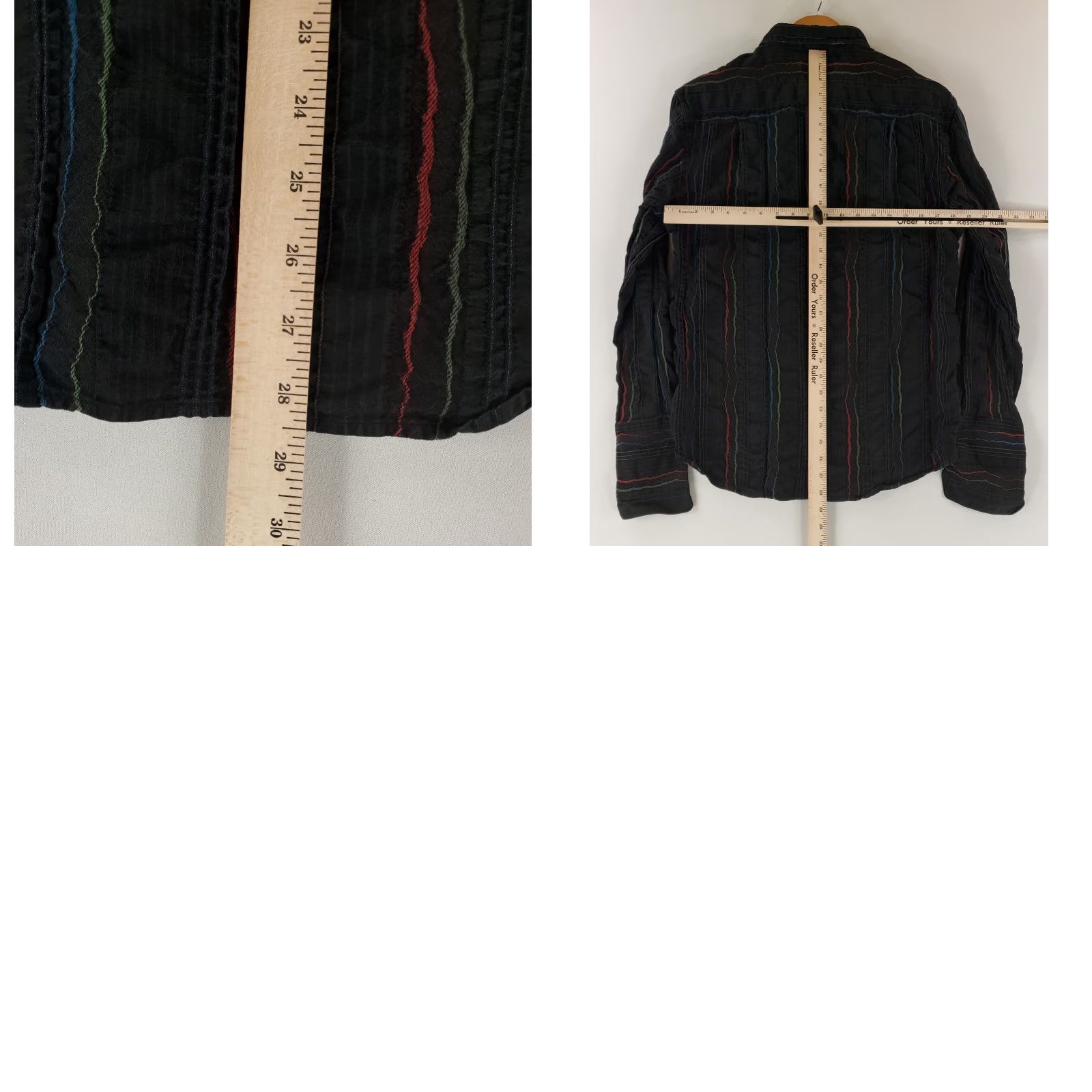 Vintage VINTAGE Jhane Barnes Button Up Shirt Textured Black Long Sleeve Mens L Size US L / EU 52-54 / 3 - 8 Thumbnail