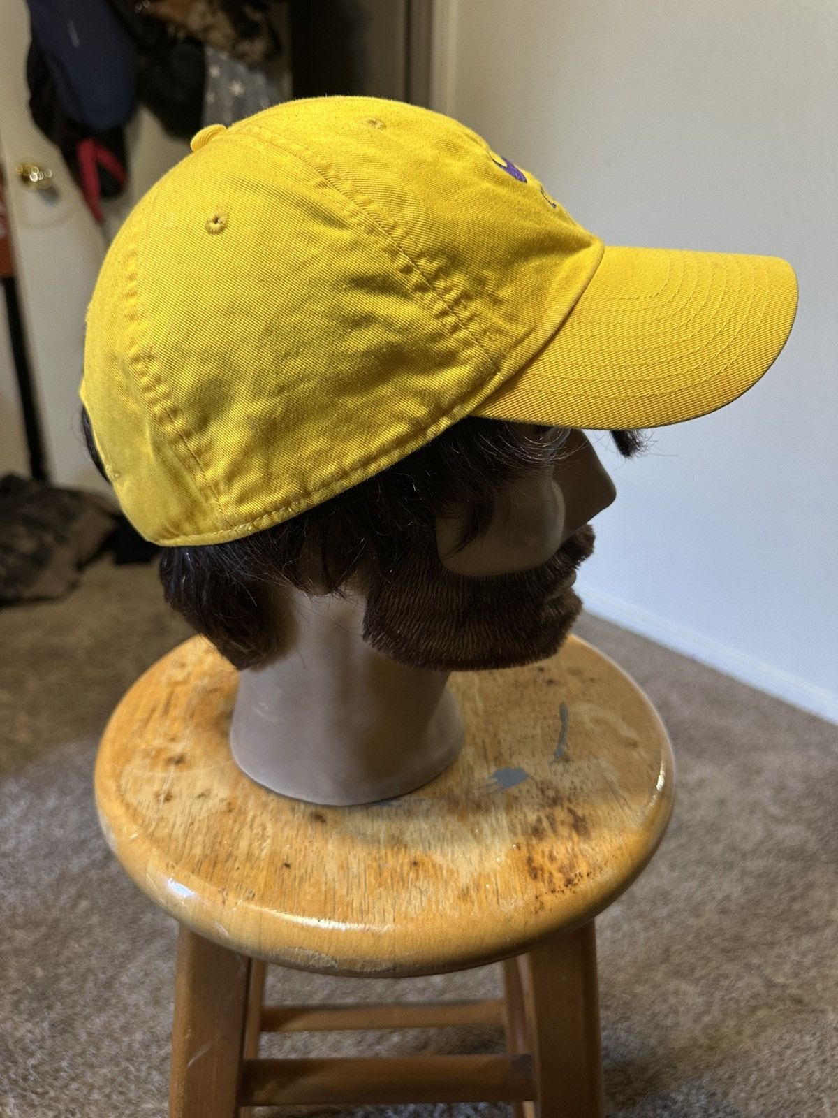 NBA Vintage NBA Nike Lakers “triple yellow” hat 00s Size ONE SIZE - 3 Thumbnail