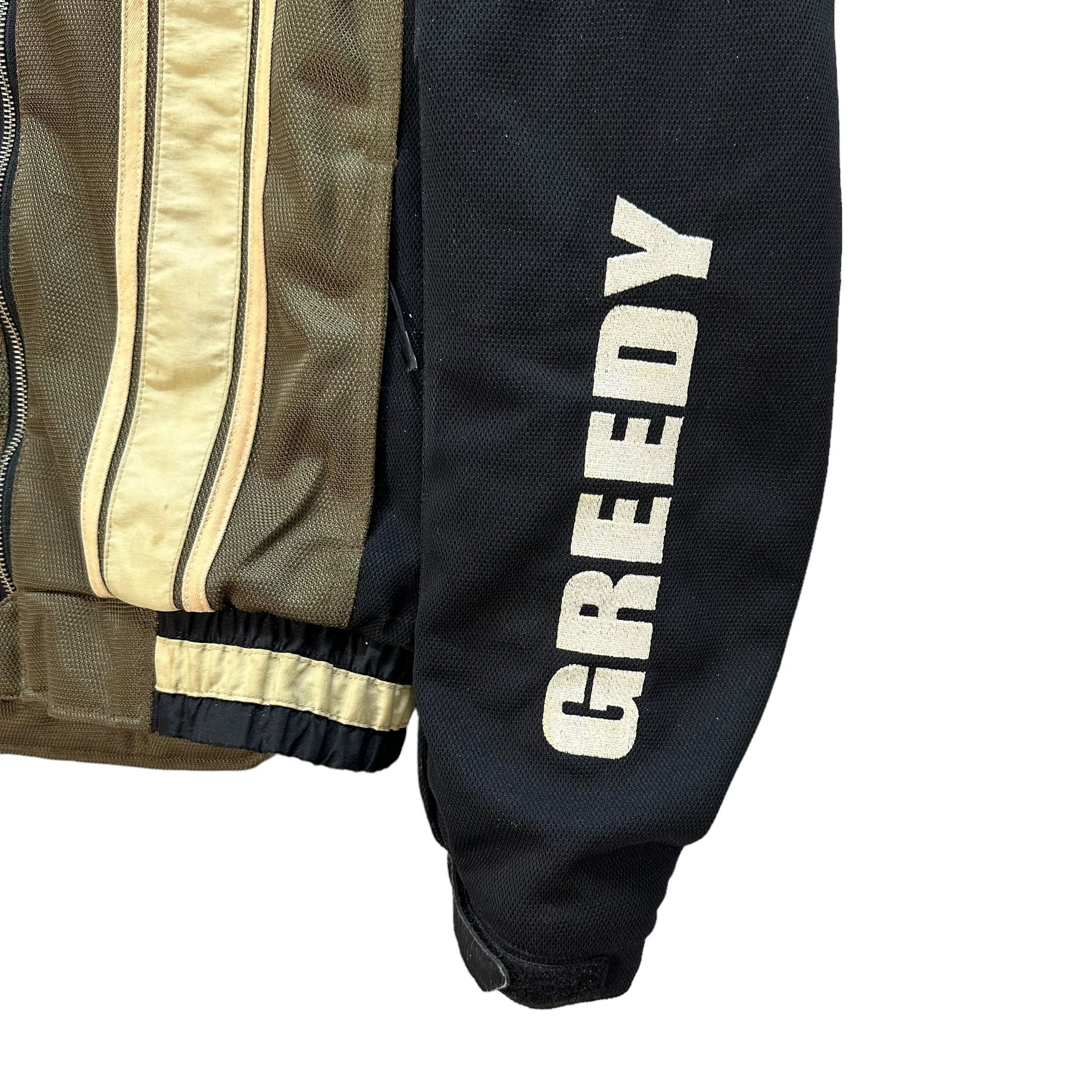 Vintage GREEDY RACING Motorcycles Jacket #A17-0413 Size US XL / EU 56 / 4 - 9 Thumbnail