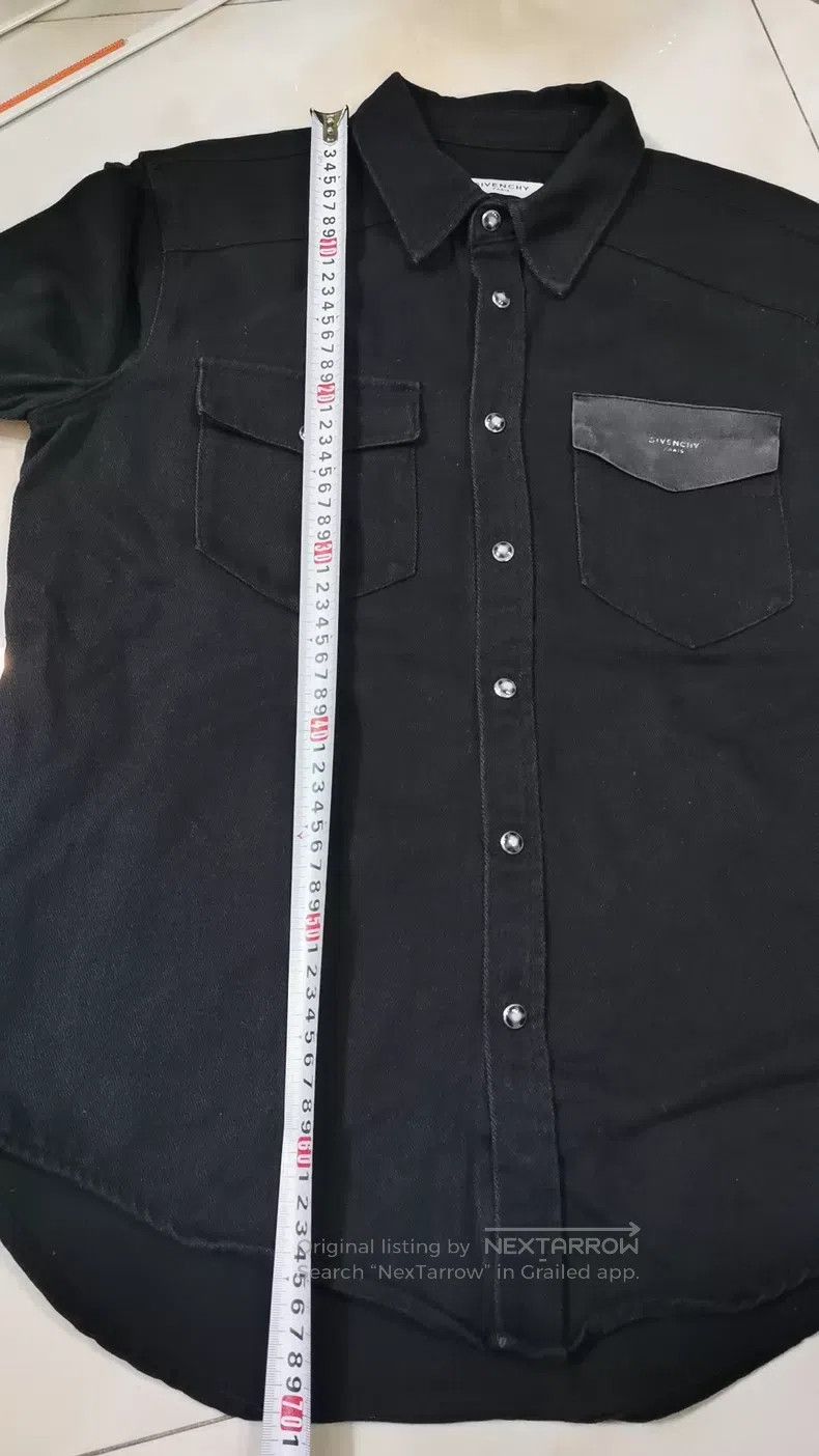 Givenchy Givenchy Black denim shirt with classic double pockets Size US M / EU 48-50 / 2 - 8 Thumbnail