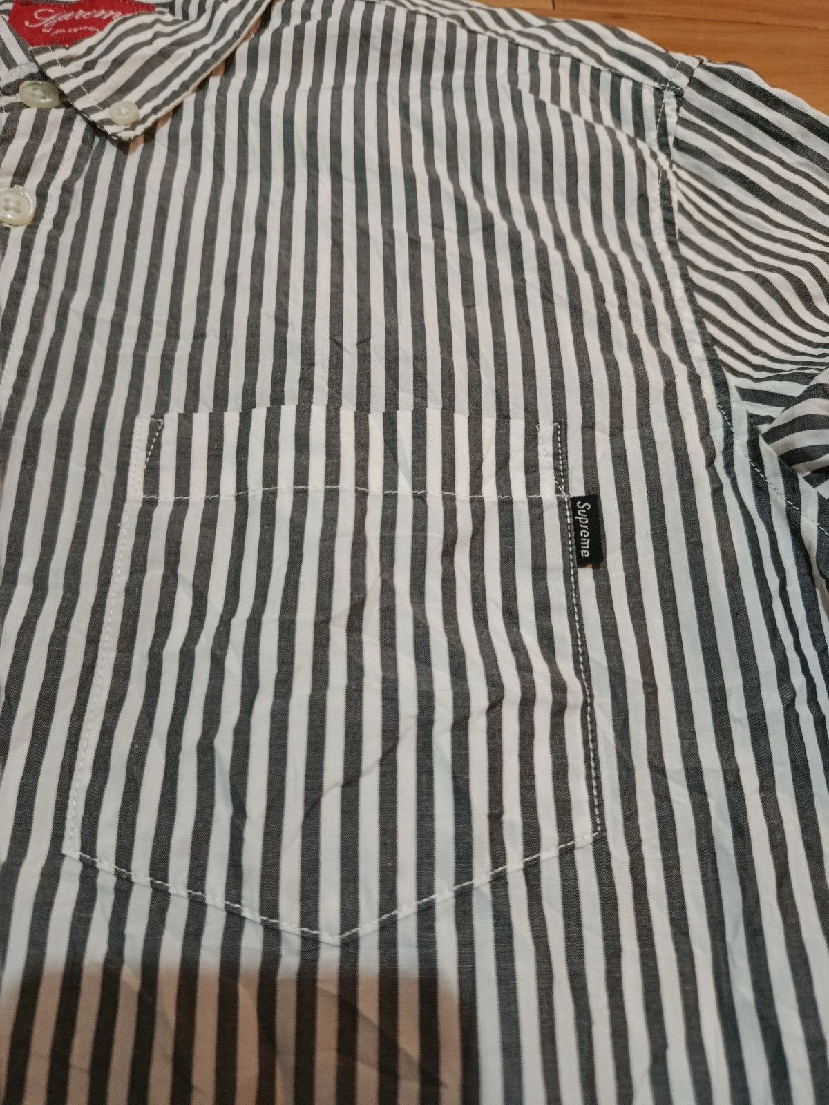 Supreme Supreme striped shirt Size US M / EU 48-50 / 2 - 2 Thumbnail