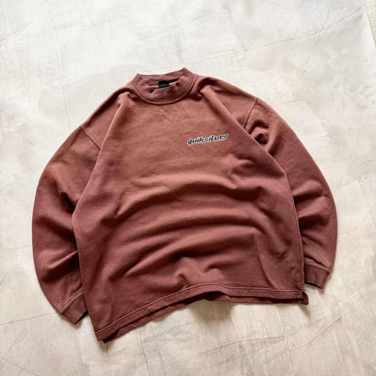 Quiksilver Vintage Quicksilver Big Logo Sweatshirt Surf Billabong Size US XL / EU 56 / 4 - 3 Thumbnail