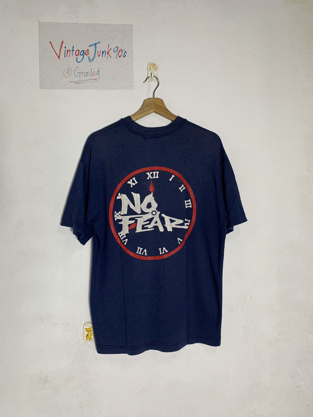 Vintage Vintage No fear Clock t-shirt Size US M / EU 48-50 / 2 - 1 Thumbnail