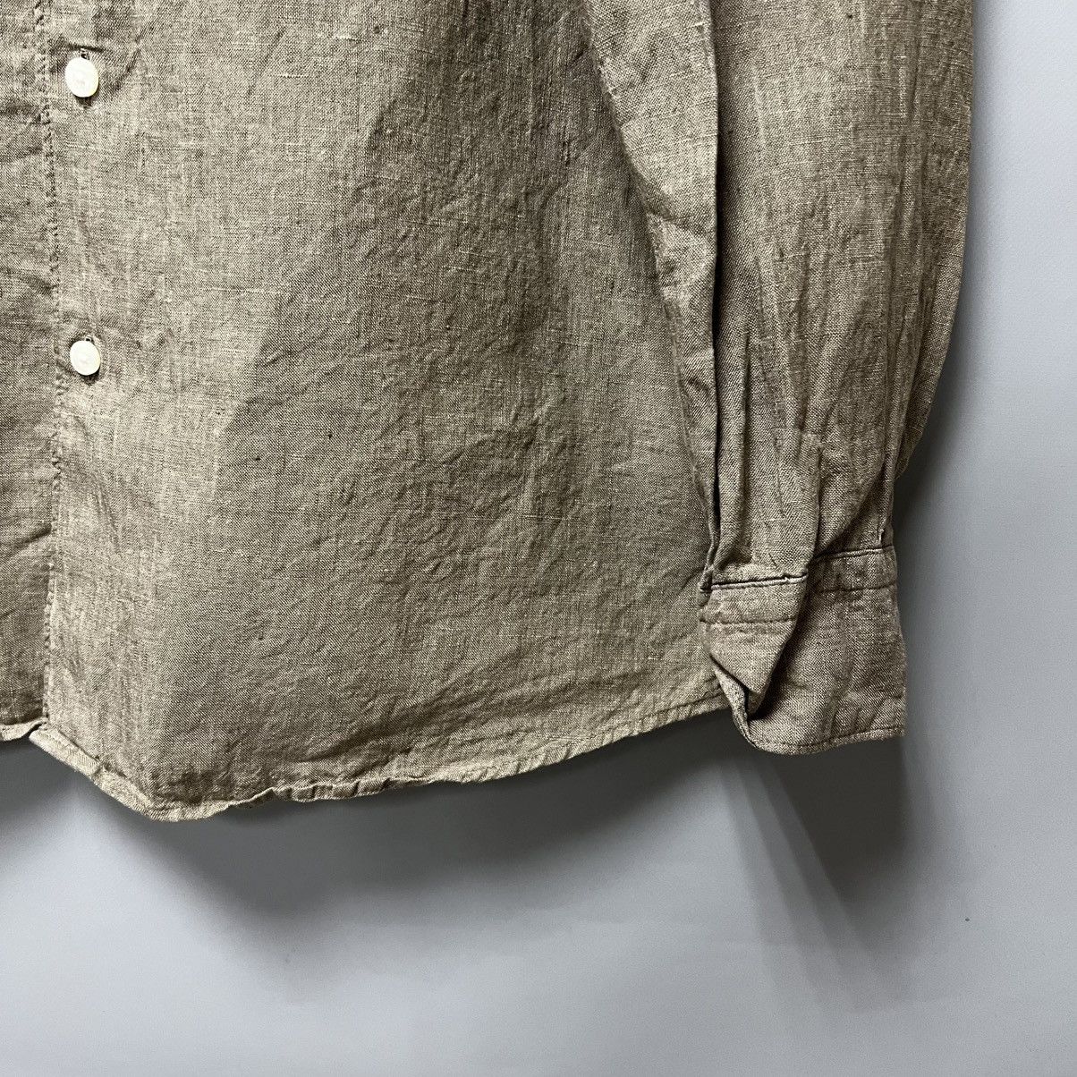 Japanese Brand × Uniqlo Uniqlo 100% Linen Shirt men’s Size US L / EU 52-54 / 3 - 4 Thumbnail