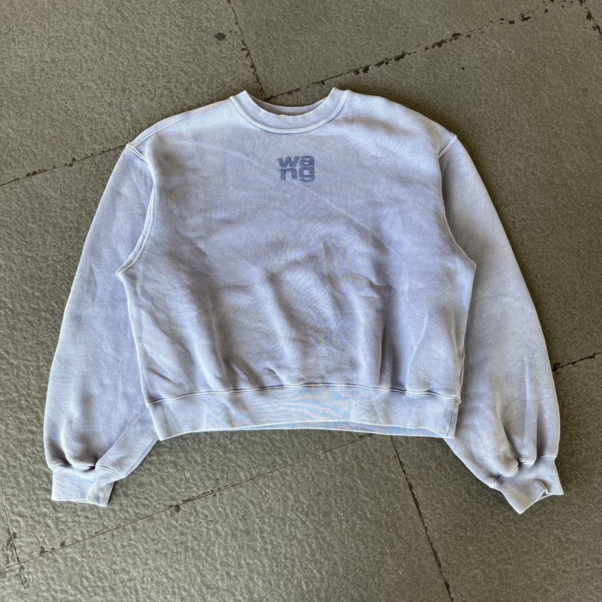 Alexander Wang Alexander wang t sweatshirt boxy crop dyed Size S / US 4 / IT 40 - 1 Thumbnail