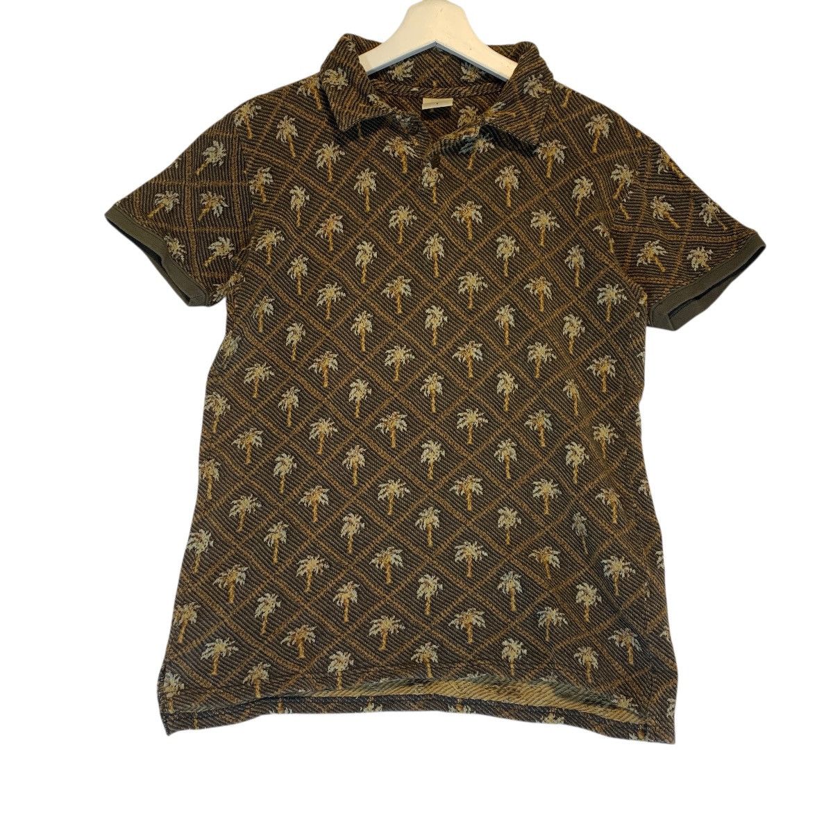 Kapital KAPITAL JACQUARD PALM TREE POLO SHIRT Size US M / EU 48-50 / 2 - 1 Thumbnail