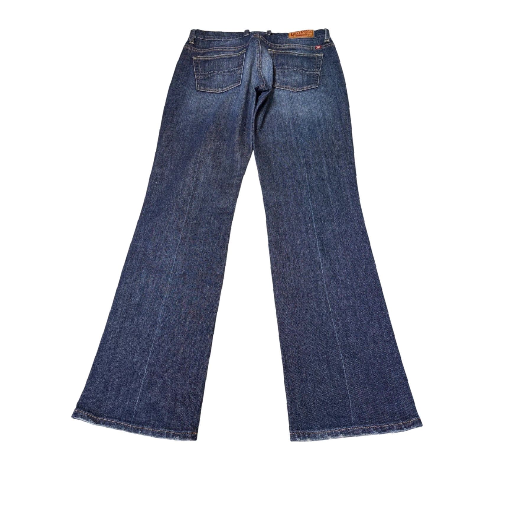 Lucky Brand Lucky Brand New Easy Rider Bootcut Jeans Dark Wash Blue Denim Womens W32 L32 Size 28" / US 6 / IT 42 - 7 Thumbnail