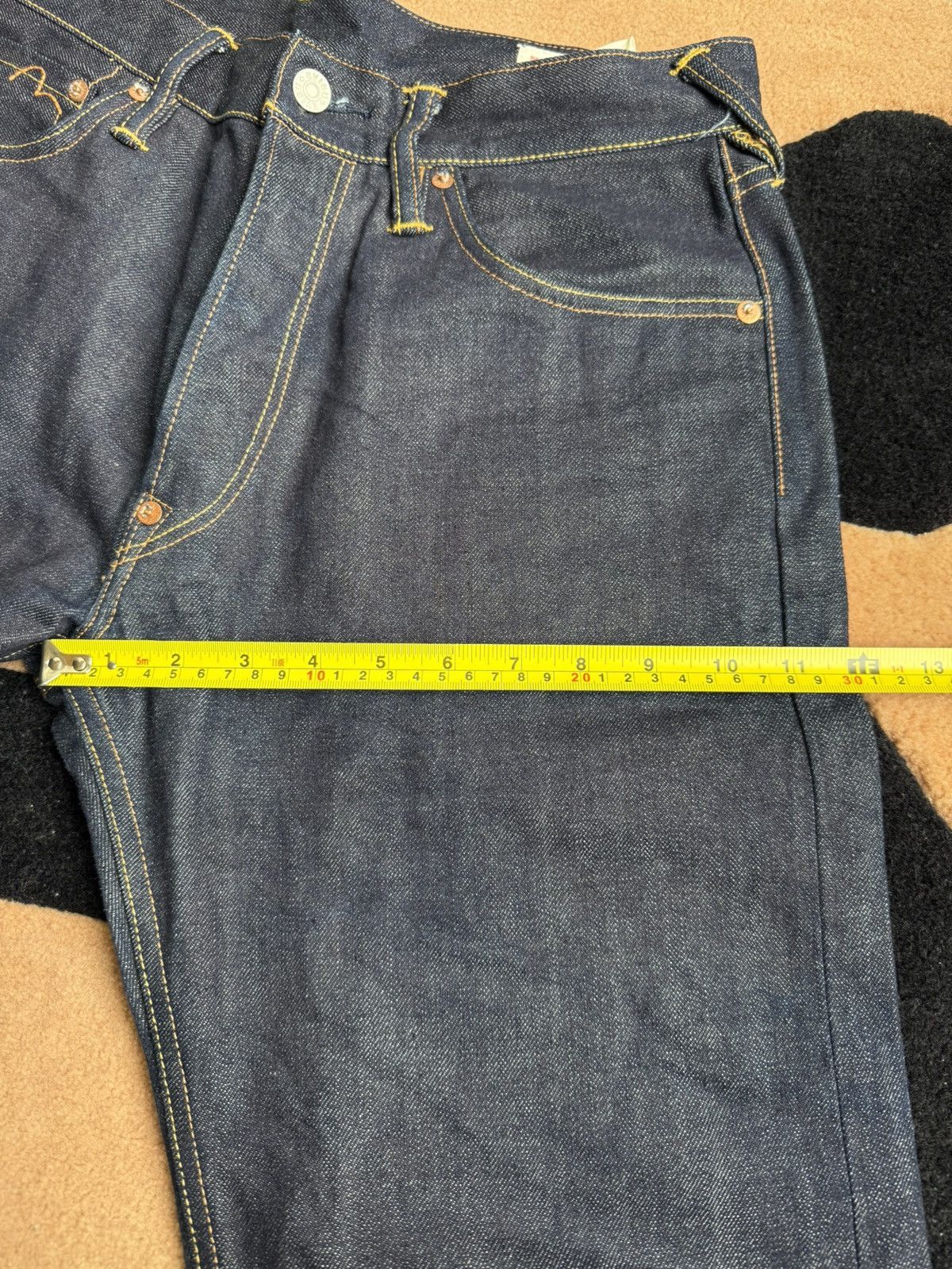 Evisu EVISU white daicock and red flower style jeans！size：30 Size US 30 / EU 46 - 13 Thumbnail