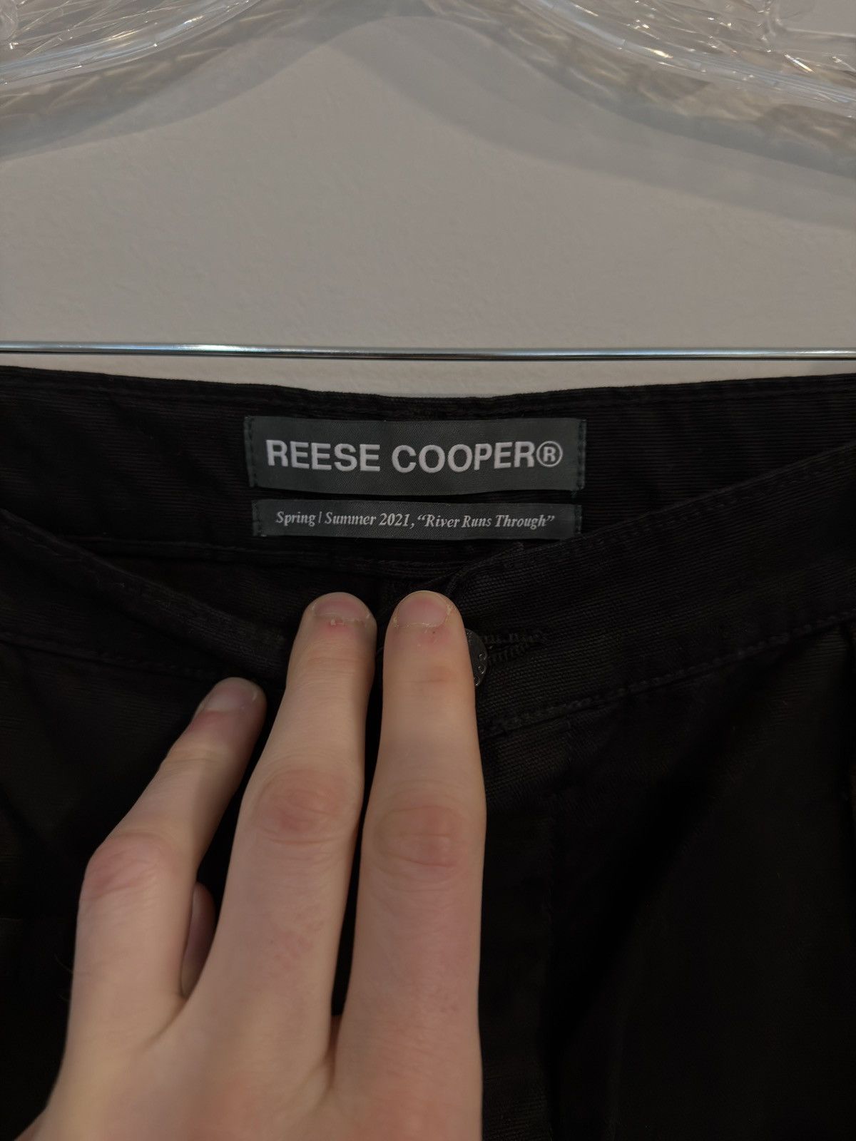 Reese Cooper SS21 Black Darted Pants Size US 36 / EU 52 - 3 Thumbnail