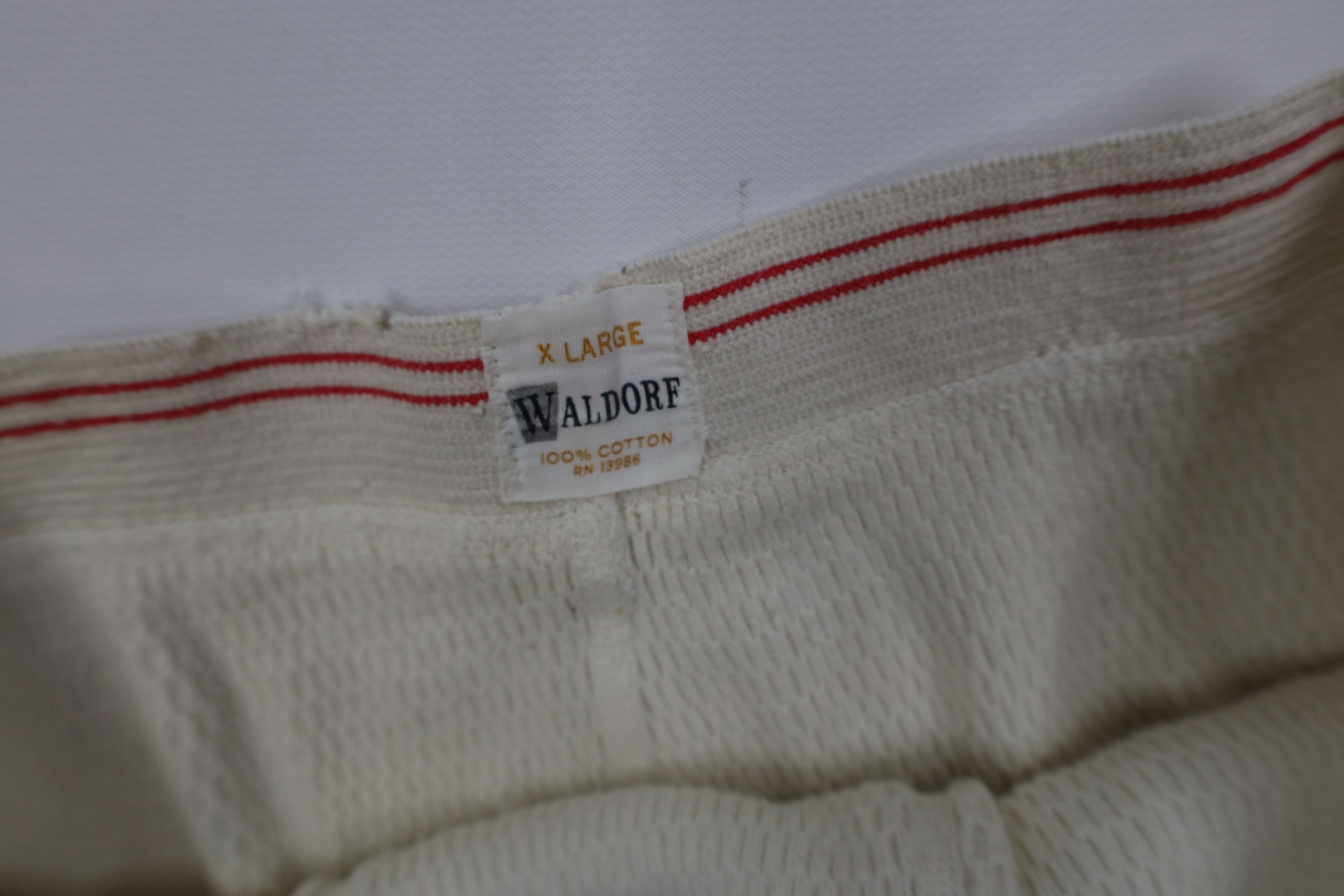 Vintage Vintage 50s Streetwear Waffle Knit Base Layer Pants USA Size US 38 / EU 54 - 7 Thumbnail