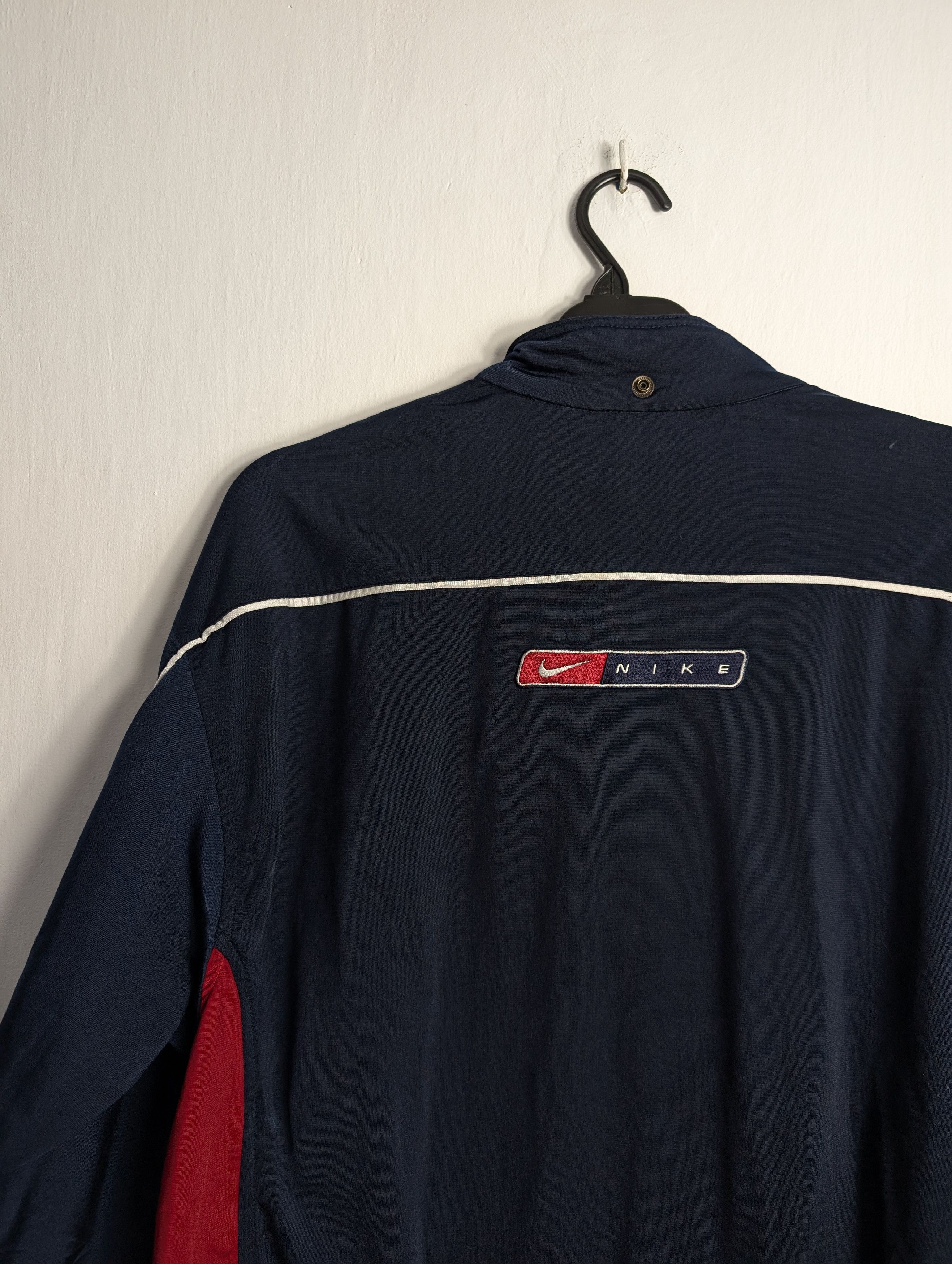 Nike × Vintage Vintage Nike 90s Track Jacket - Retro Zip Size US L / EU 52-54 / 3 - 4 Thumbnail