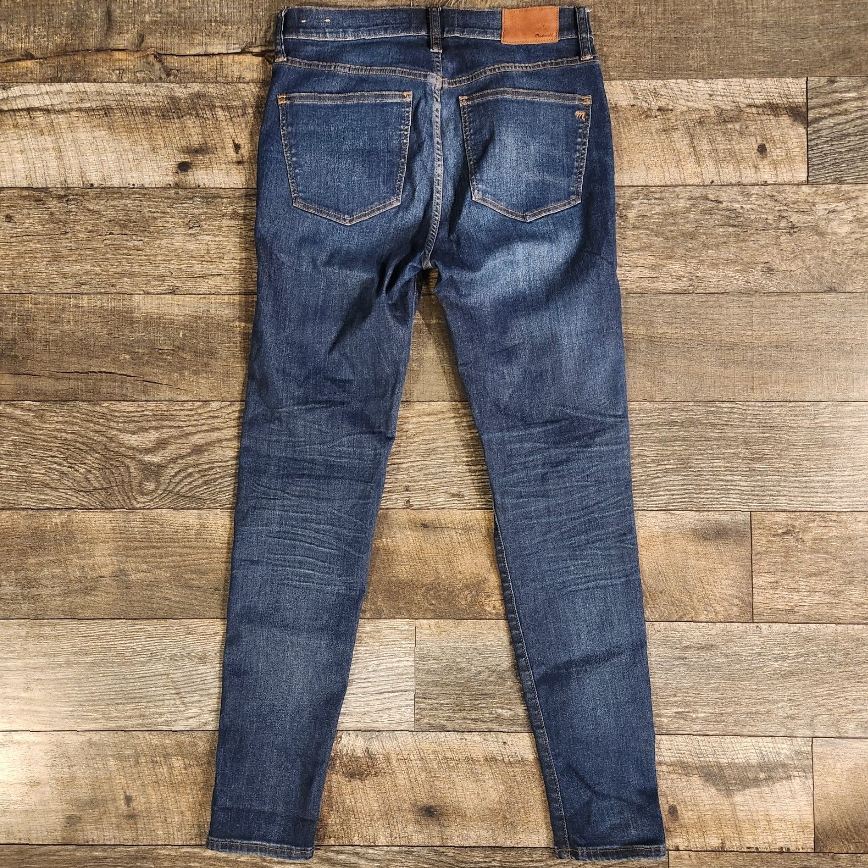 Madewell Madewell Jeans Womens 28 9" High Riser Skinny Denim Blue City Hipster Slim Fit 5-Pocket Jeans Mens Womens Girls Size 28" / US 6 / IT 42 - 4 Thumbnail