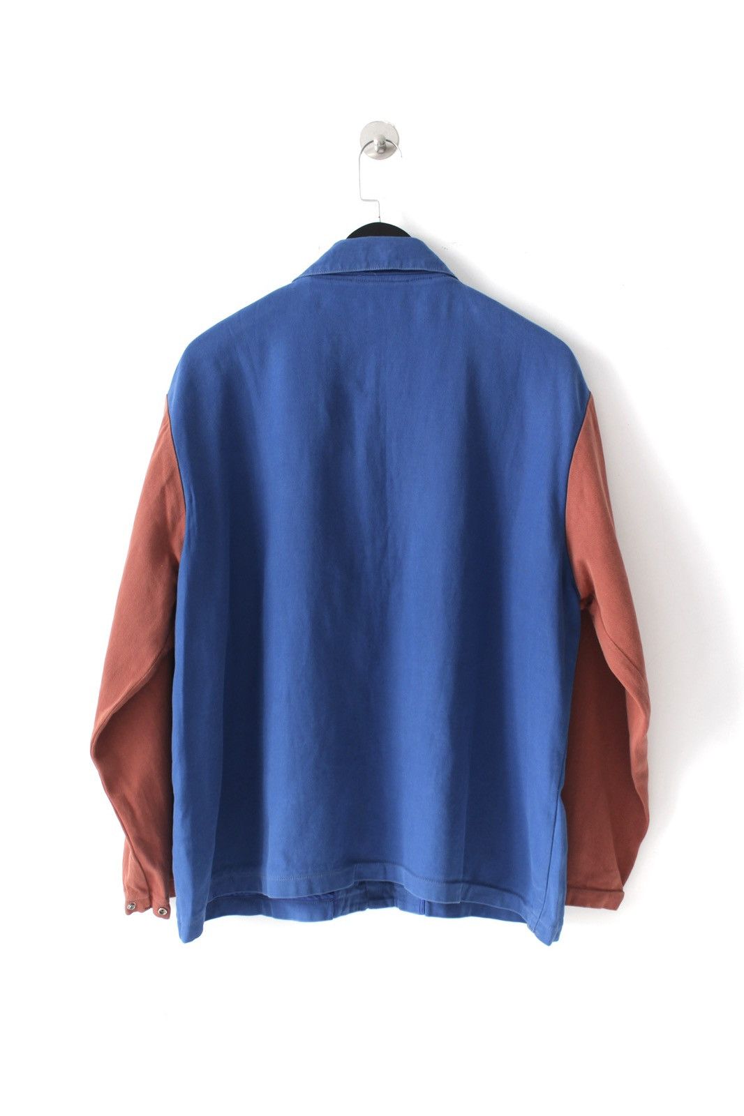 Japanese Brand SS2021 UNUSED REFINEMENT GARMENTS BICOLOR WORK CHORE JACKET Size US L / EU 52-54 / 3 - 2 Thumbnail