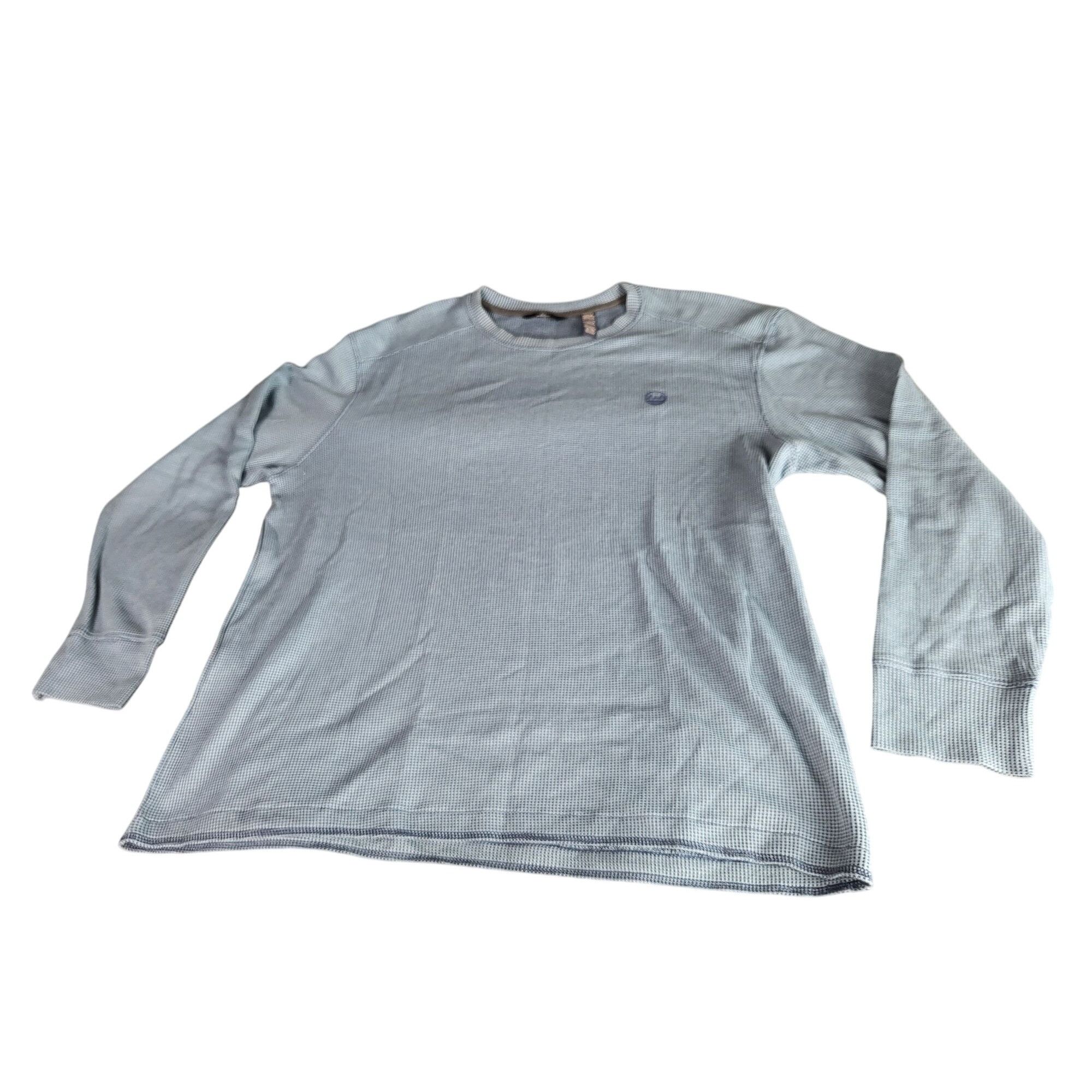 Wrangler Wrangler Long Sleeve Thermal Tshirt Men Sz XL Gingham Blue L Size US XL / EU 56 / 4 - 1 Thumbnail