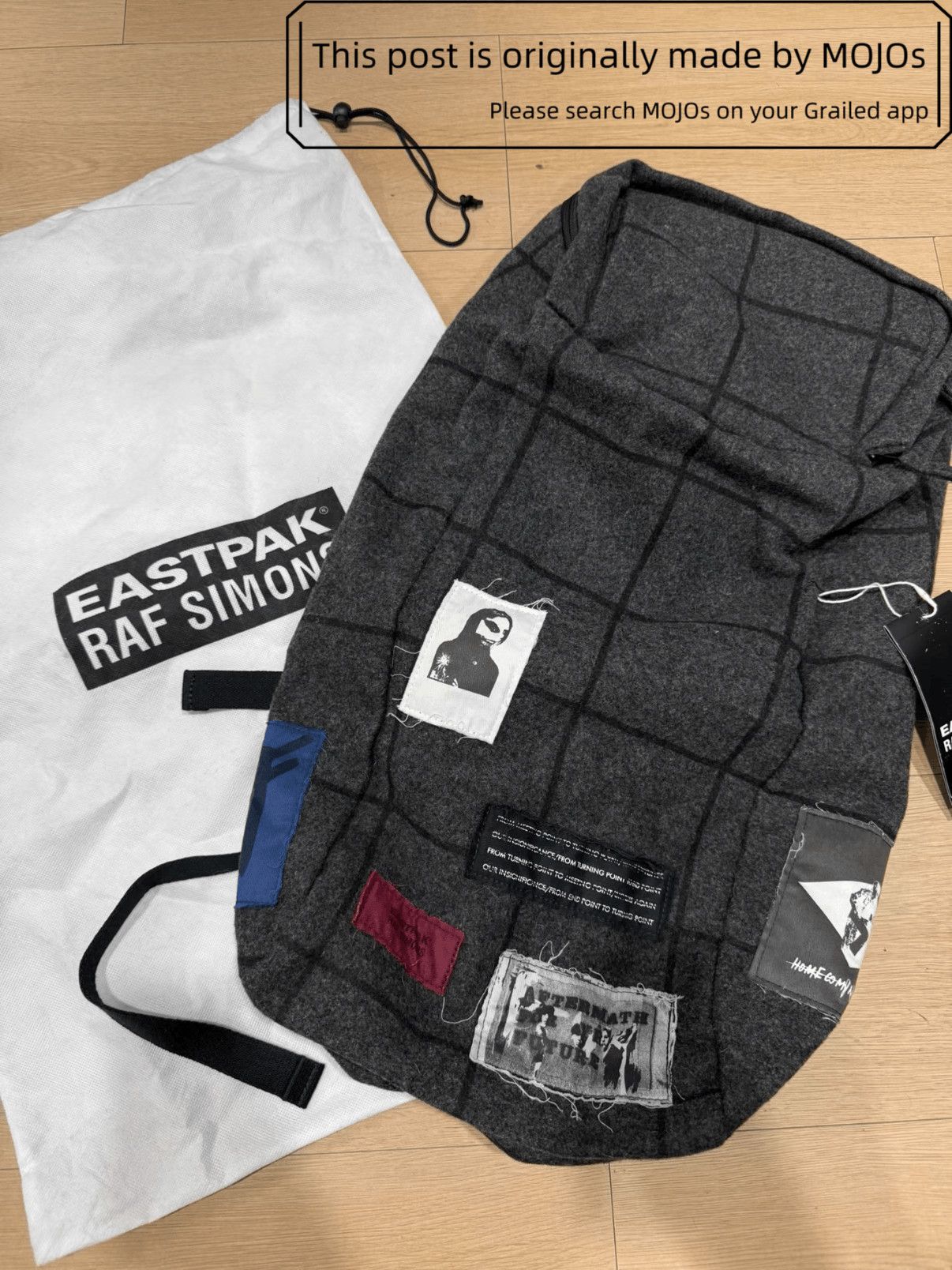 Eastpak × Raf Simons Raf Simons X Eastpak FW 2008 Distressed Wool