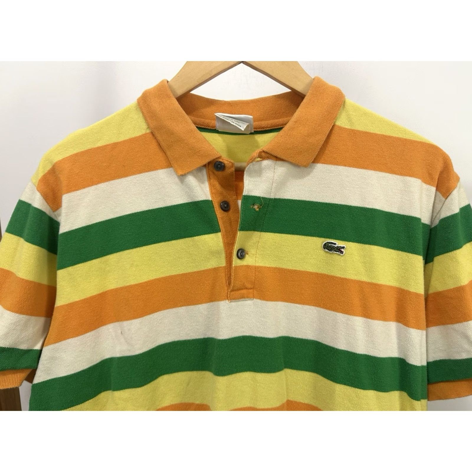 Lacoste Lacoste Polo Shirt Mens Short Sleeve Multicolor Alligator Striped Size 8 Size US M / EU 48-50 / 2 - 4 Thumbnail