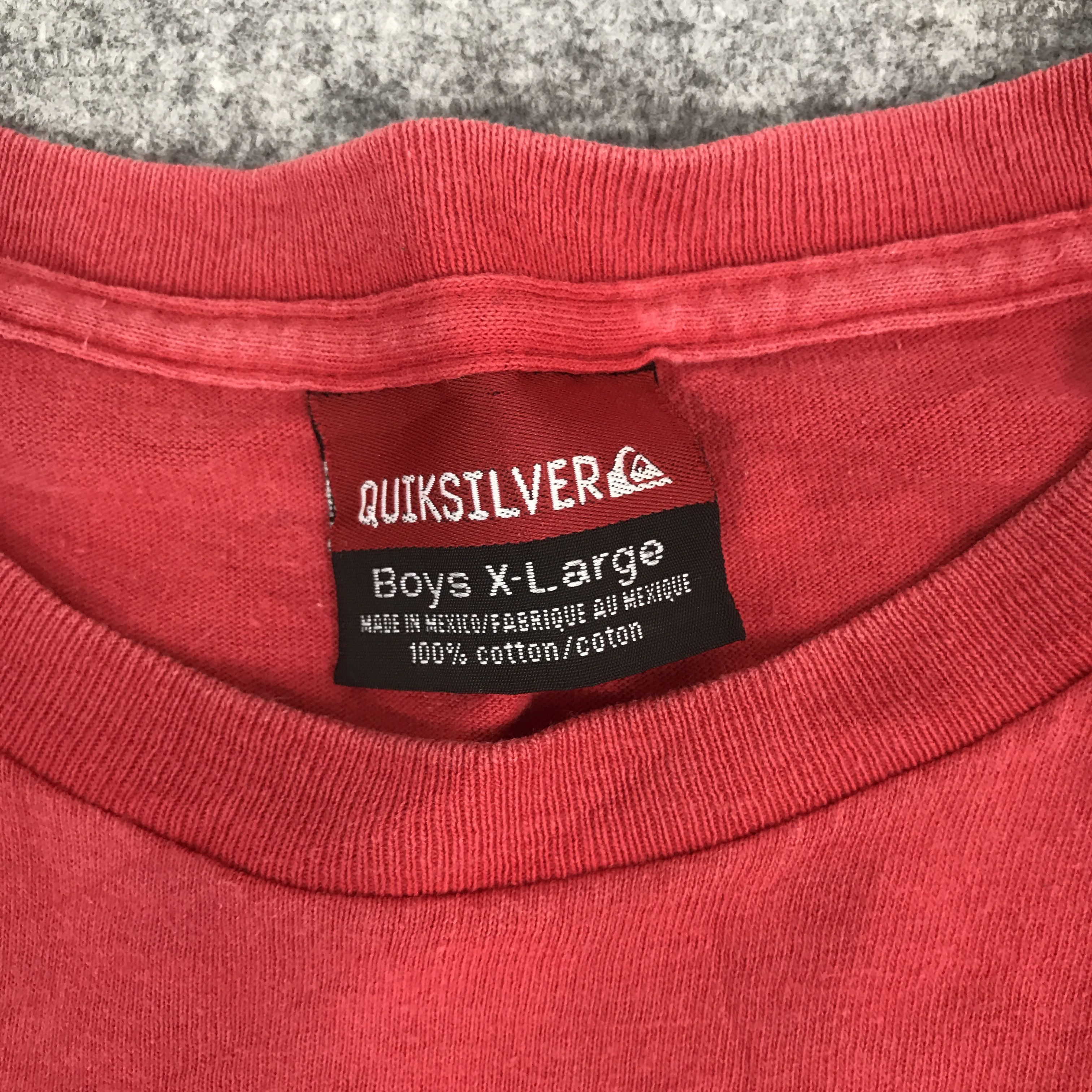 Quiksilver Rare Quiksilver Big Logo t-shirt Size US M / EU 48-50 / 2 - 7 Thumbnail
