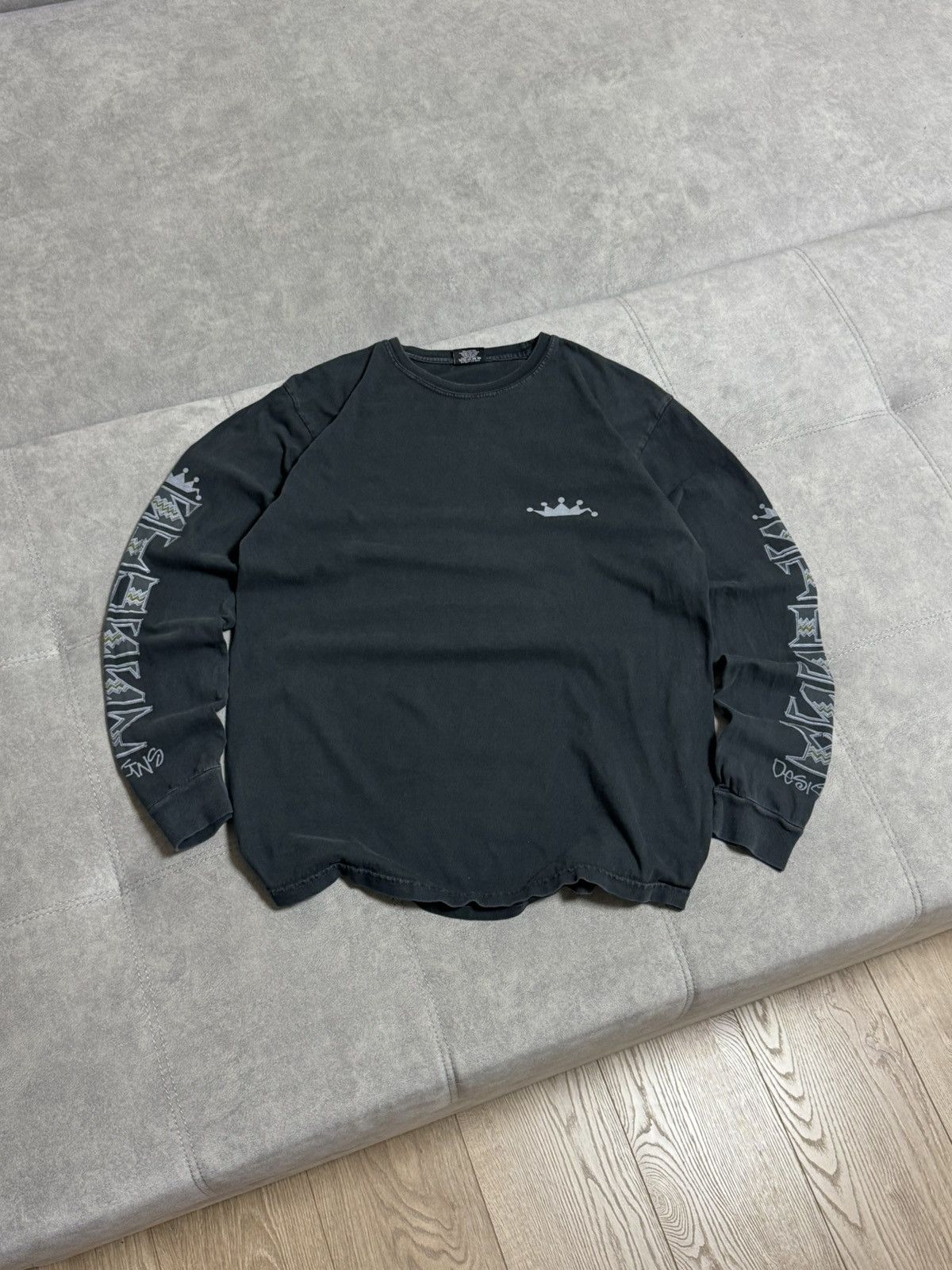Stussy Stussy big logo distressed skate long sleeve swearshirt M Size US M / EU 48-50 / 2 - 1 Thumbnail