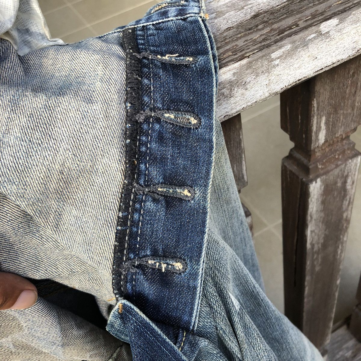 Christian Audigier Vintage Faded Ed Hardy By Christian Audigier Denim Pants Size US 42 / EU 58 - 17 Thumbnail