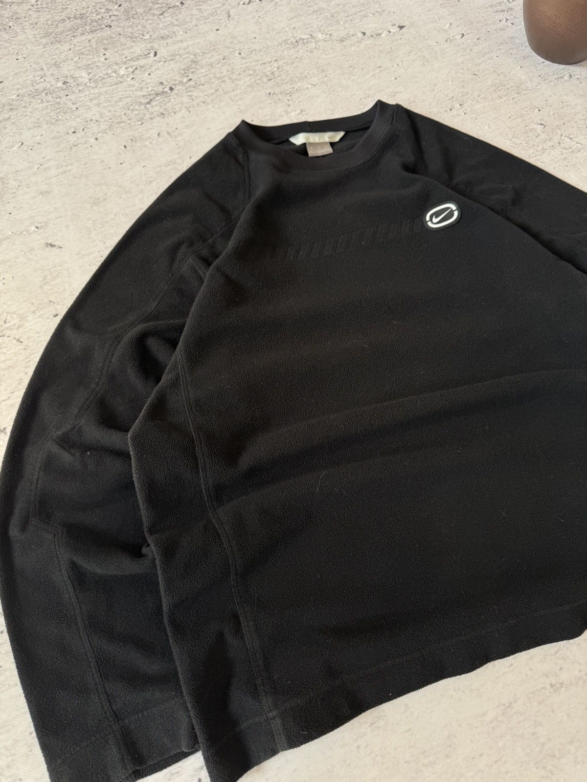 Nike × Vintage NIKE VINTAGE TEDDY OVERSIZE BAGGY SWEATSHIRT CENTER LOGO Size US M / EU 48-50 / 2 - 2 Thumbnail