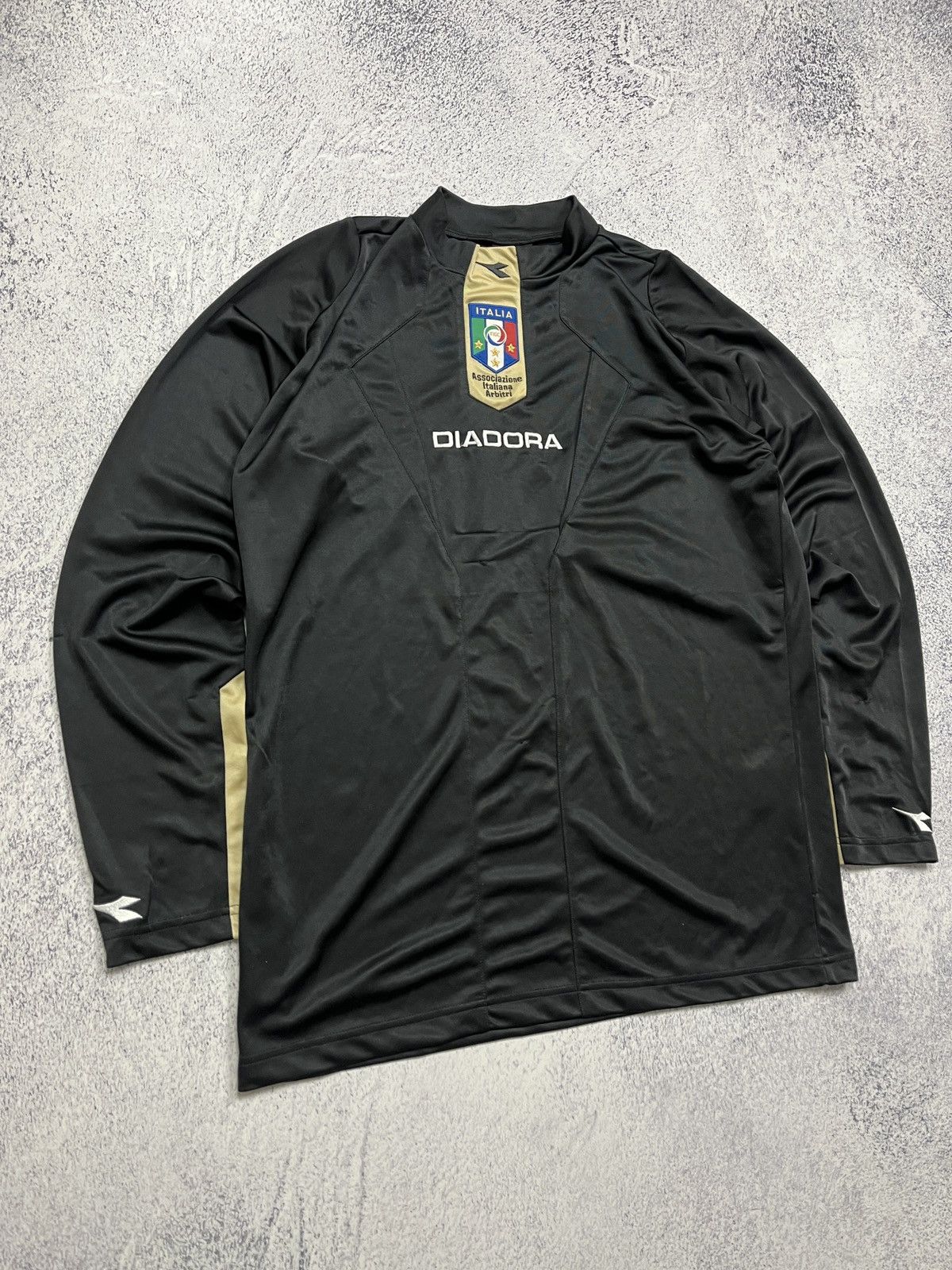 Diadora × Vintage Diadora Italy Football Referee Longsleeve Woccer Jersey rare Size US M / EU 48-50 / 2 - 4 Thumbnail