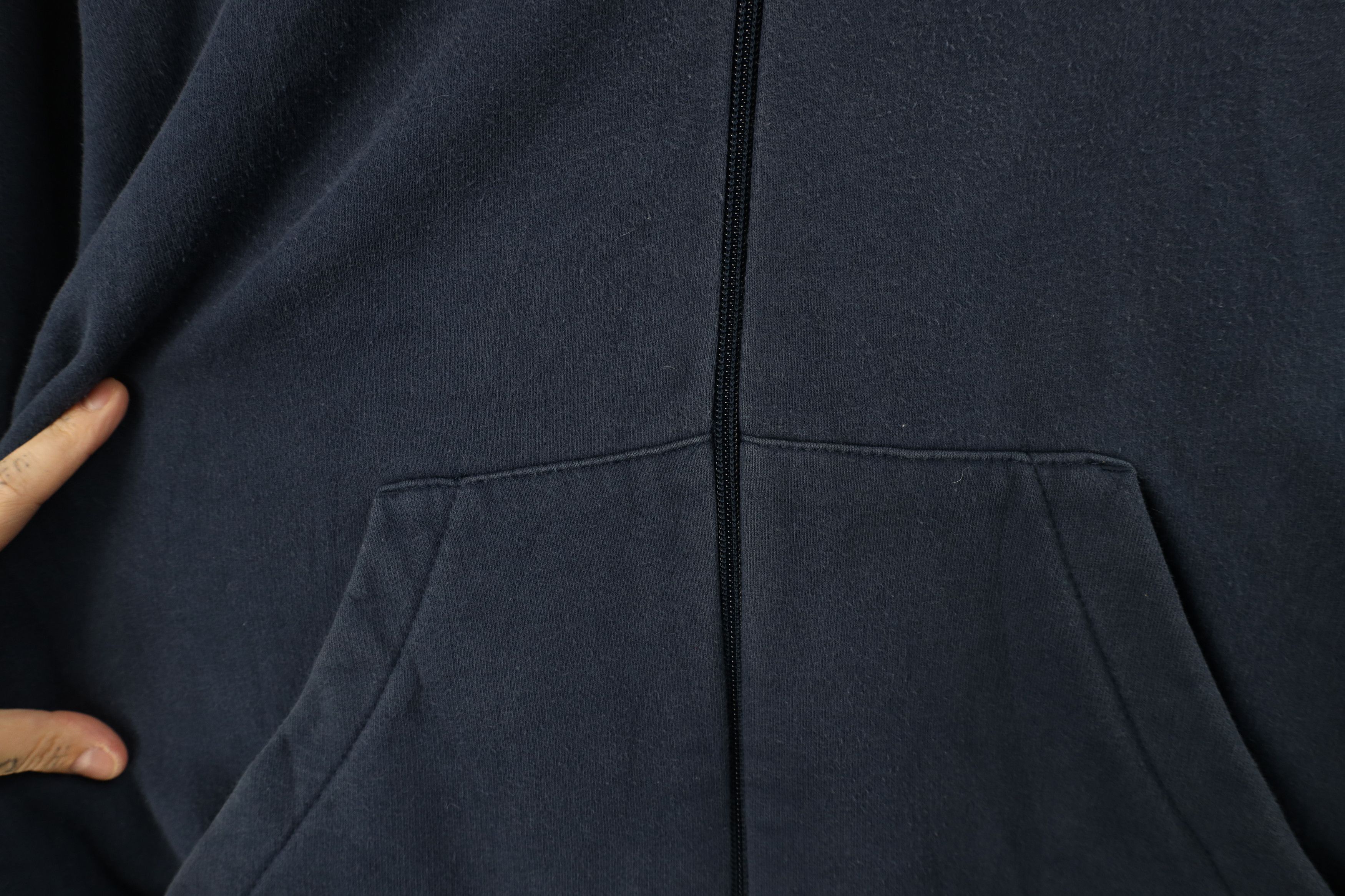 Nike × Vintage Vintage Y2K Nike Travis Scott Mini Swoosh Full Zip Hoodie Size US XL / EU 56 / 4 - 6 Thumbnail