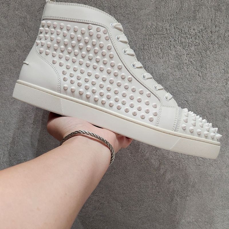 Louis Vuitton Louis Vuitton Stylish White High-Top Sneakers - Size US 11 / EU 44 - 6 Thumbnail