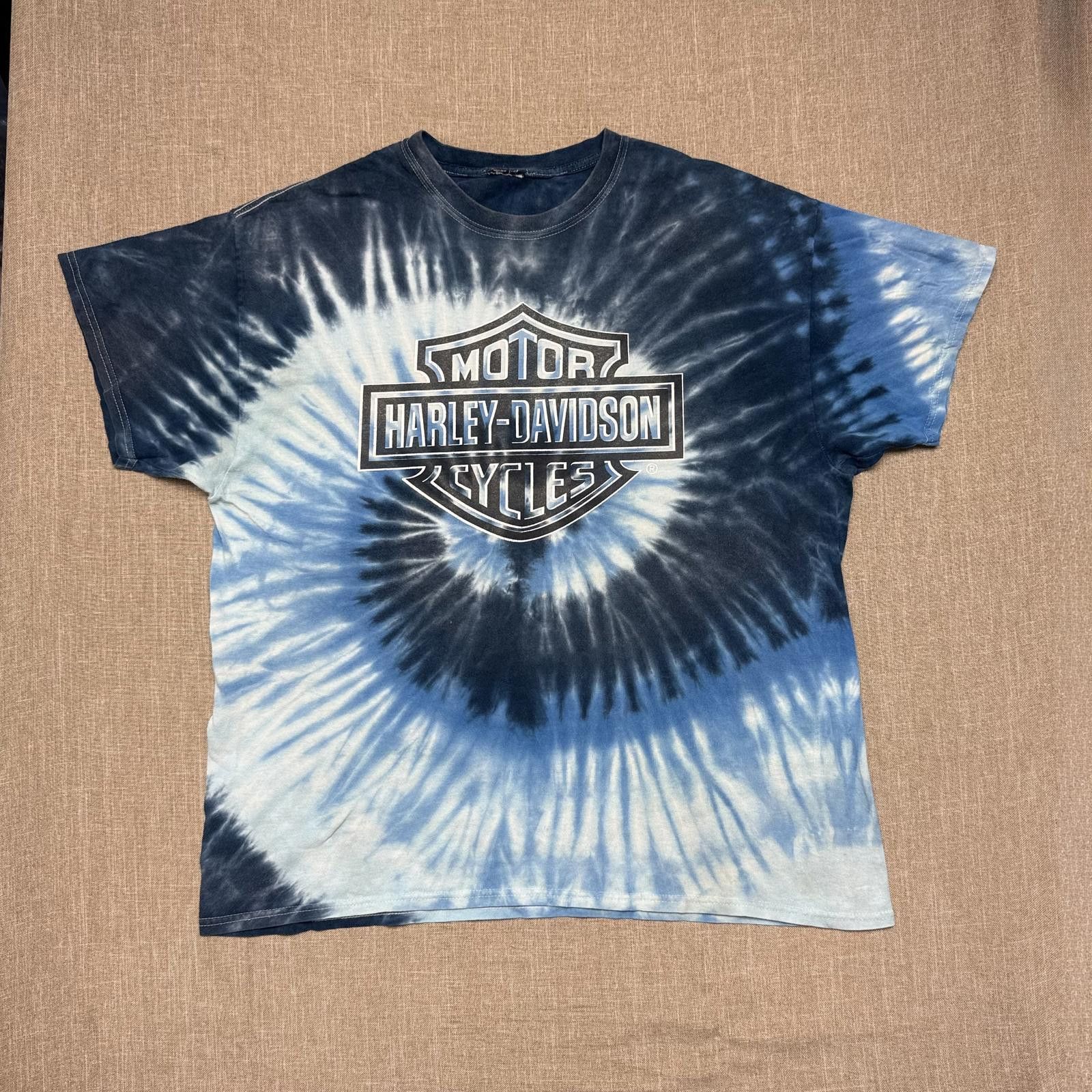 Harley Davidson Harley-Davidson Motorcycles Tie Dye Shirt Size US L / EU 52-54 / 3 - 2 Thumbnail