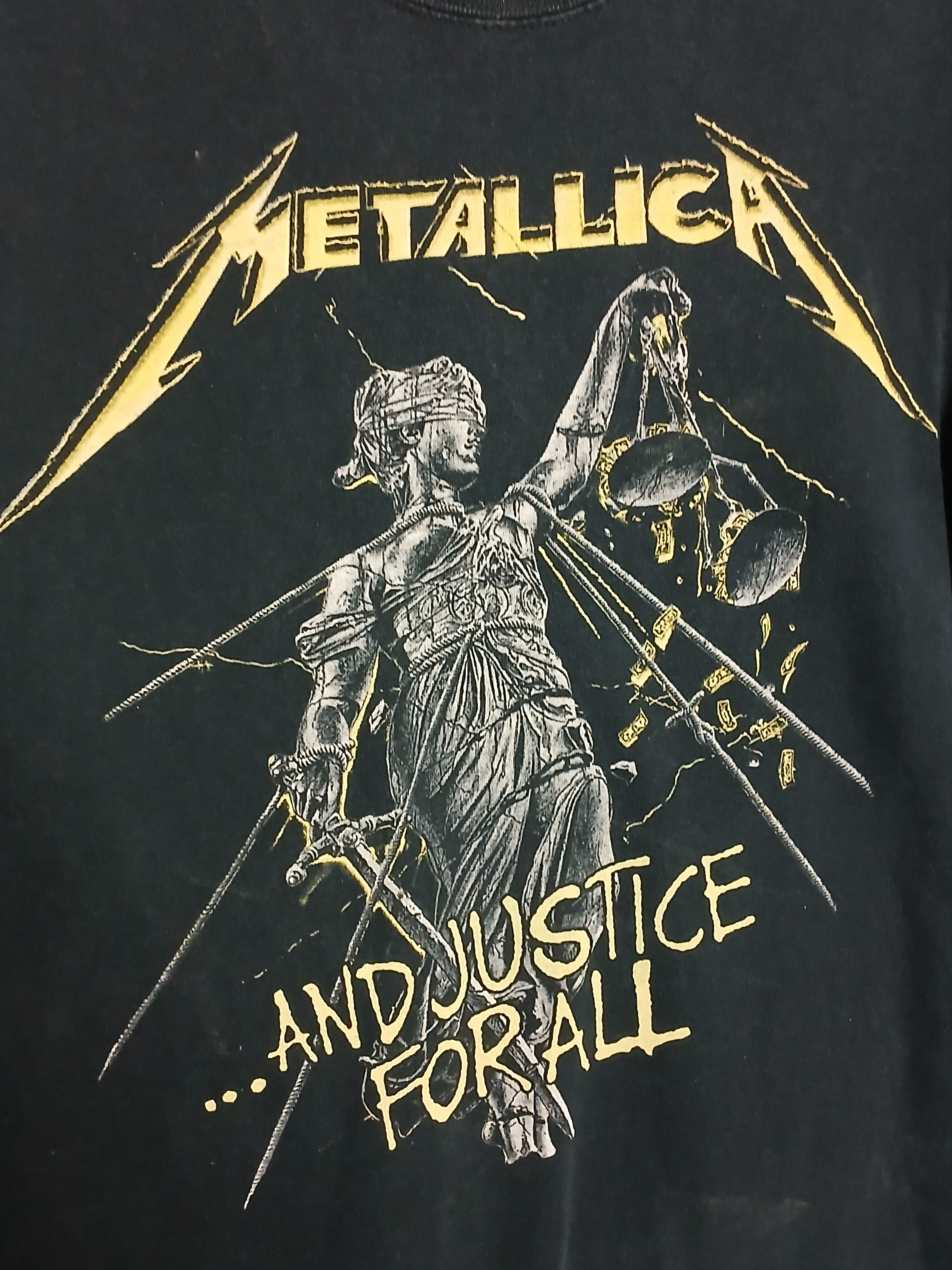 Band Tees × Metallica Metallica And Justice For All T-Shirt Size US M / EU 48-50 / 2 - 3 Thumbnail