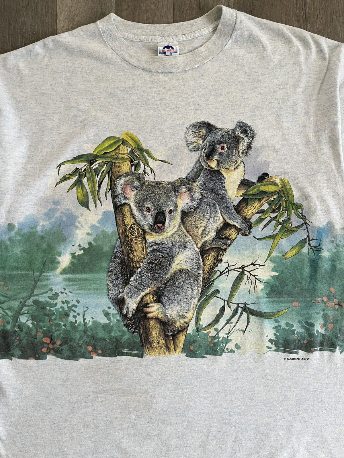 Habitat 90s Habitat Koala Bear Wrap around Tee Size US XL / EU 56 / 4 - 4 Thumbnail