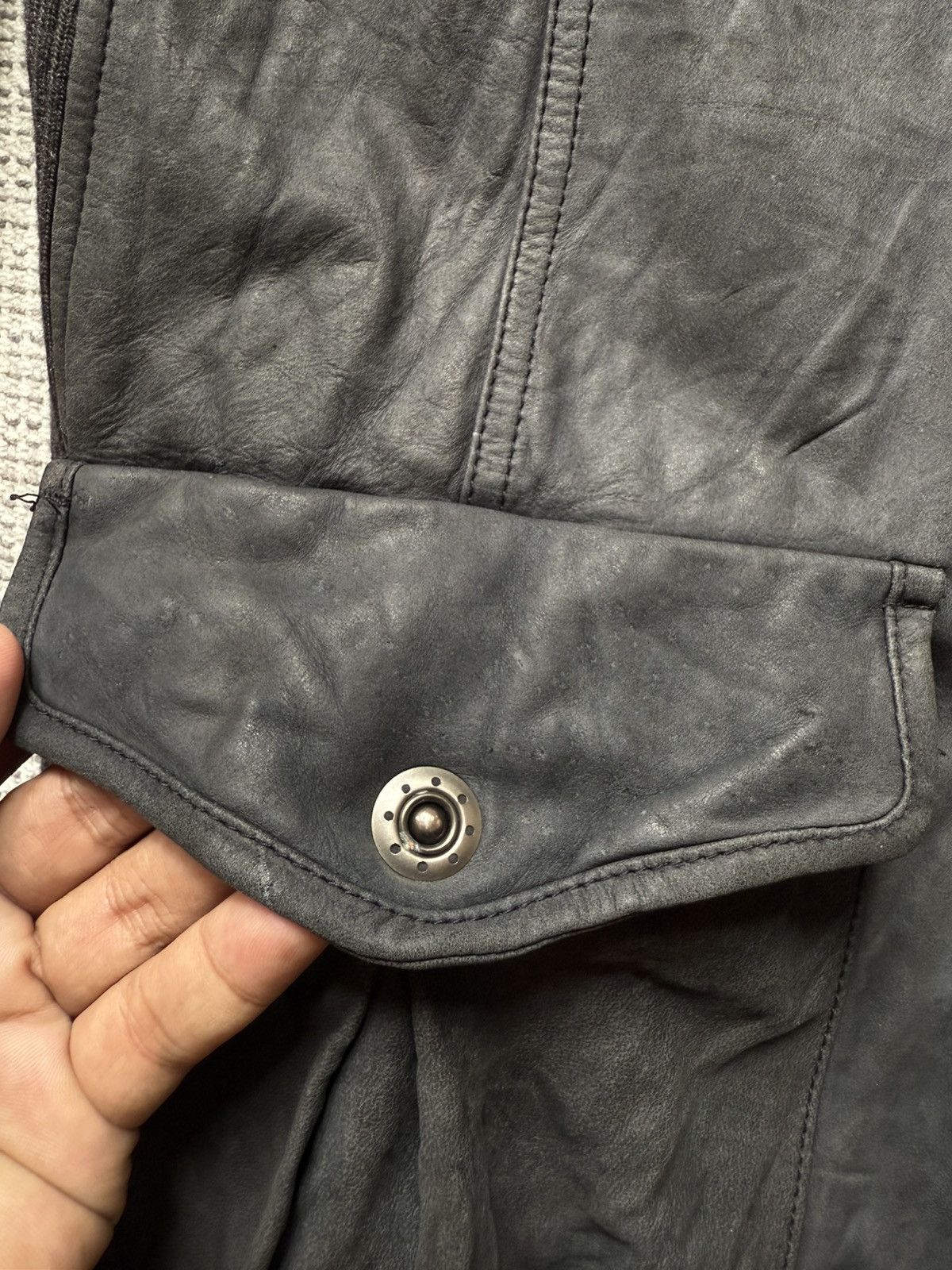 Other Vintage Kyoji Maruyama Nubuck leather jacket Size US M / EU 48-50 / 2 - 14 Thumbnail