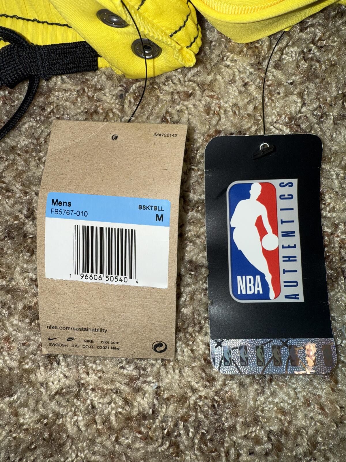 Nike Nike Utah Jazz Tear Away Dri Fit NBA Player Basketball Pants Size US 32 / EU 48 - 12 Thumbnail