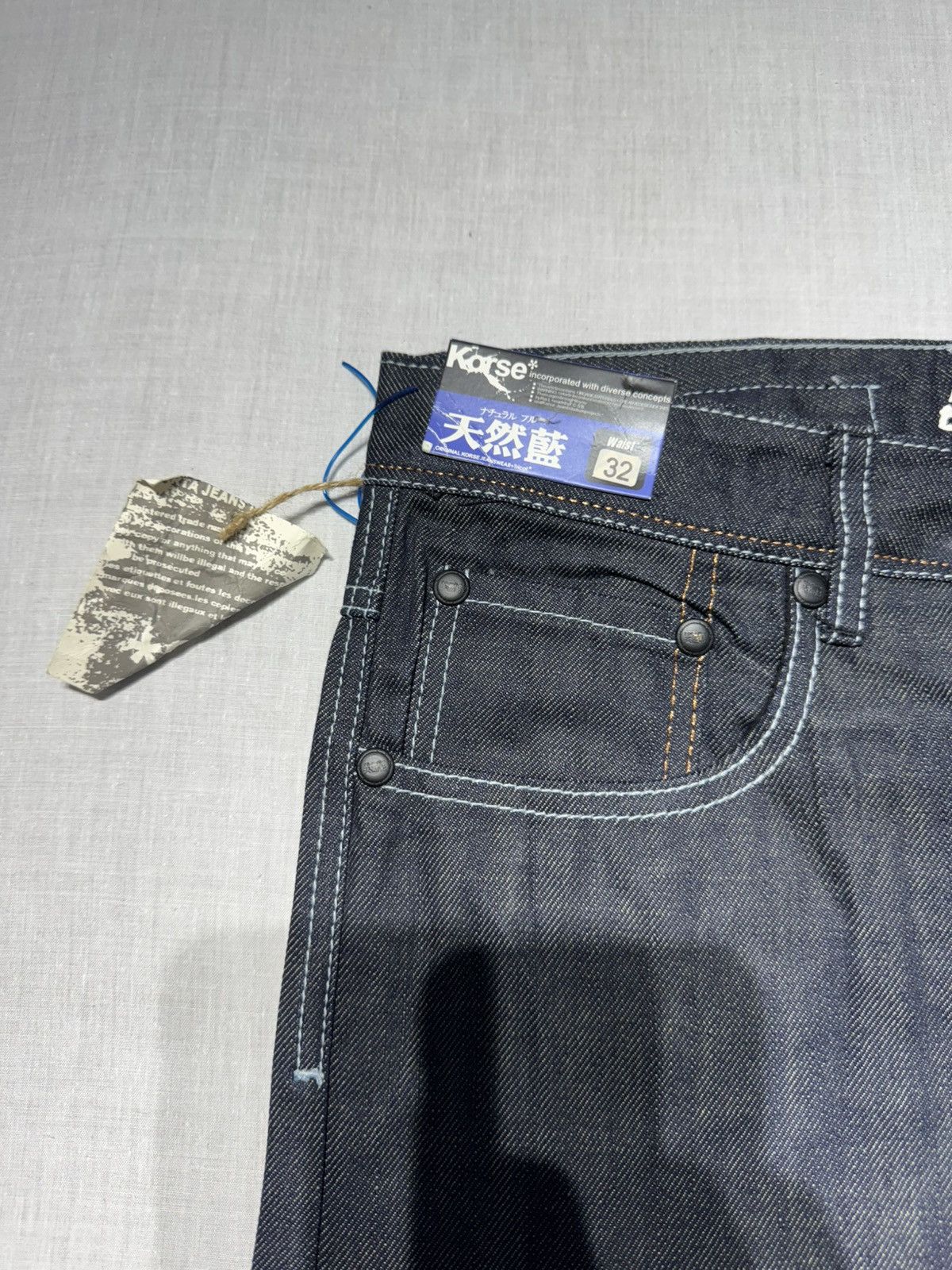 Japanese Brand KORSE BNWT DRAGON EMBROIDERY JAPANESE JEANS🐉(006) Size US 32 / EU 48 - 5 Thumbnail