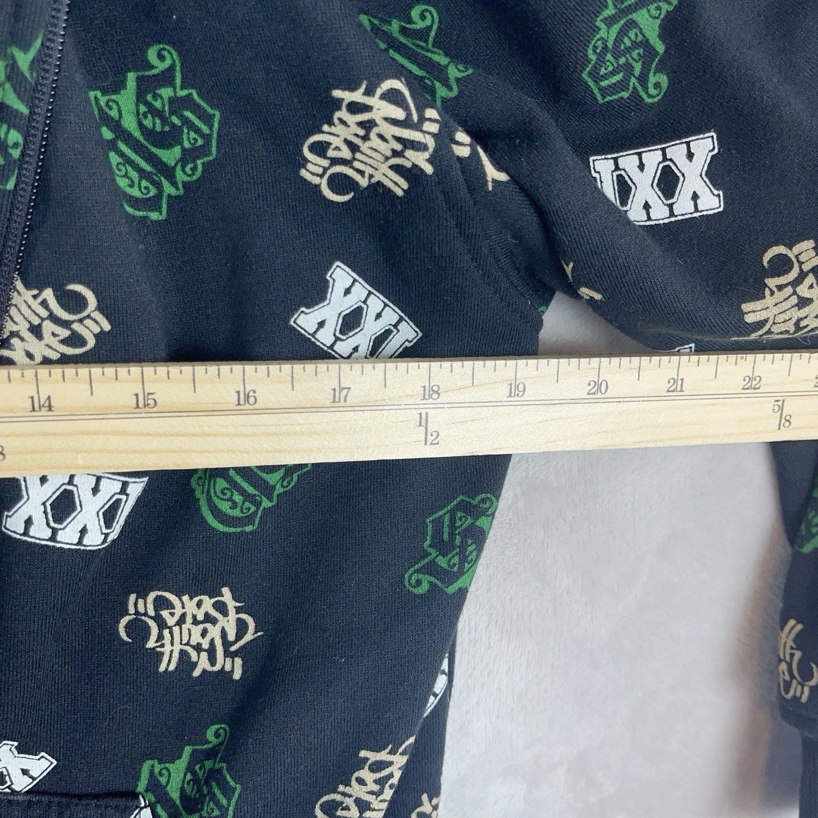 Southpole Vtg Southpole Hoodie AOP Zip Up Sweatshirt XS Skatercore Size US XS / EU 42 / 0 - 8 Thumbnail