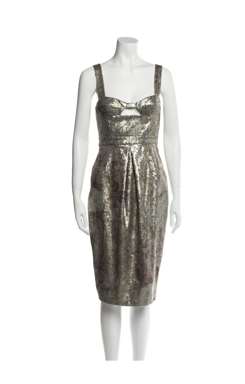 Burberry Prorsum Burberry Prorsum Sequin Midi Dress Size XS / US 0-2 / IT 36-38 - 1 Thumbnail