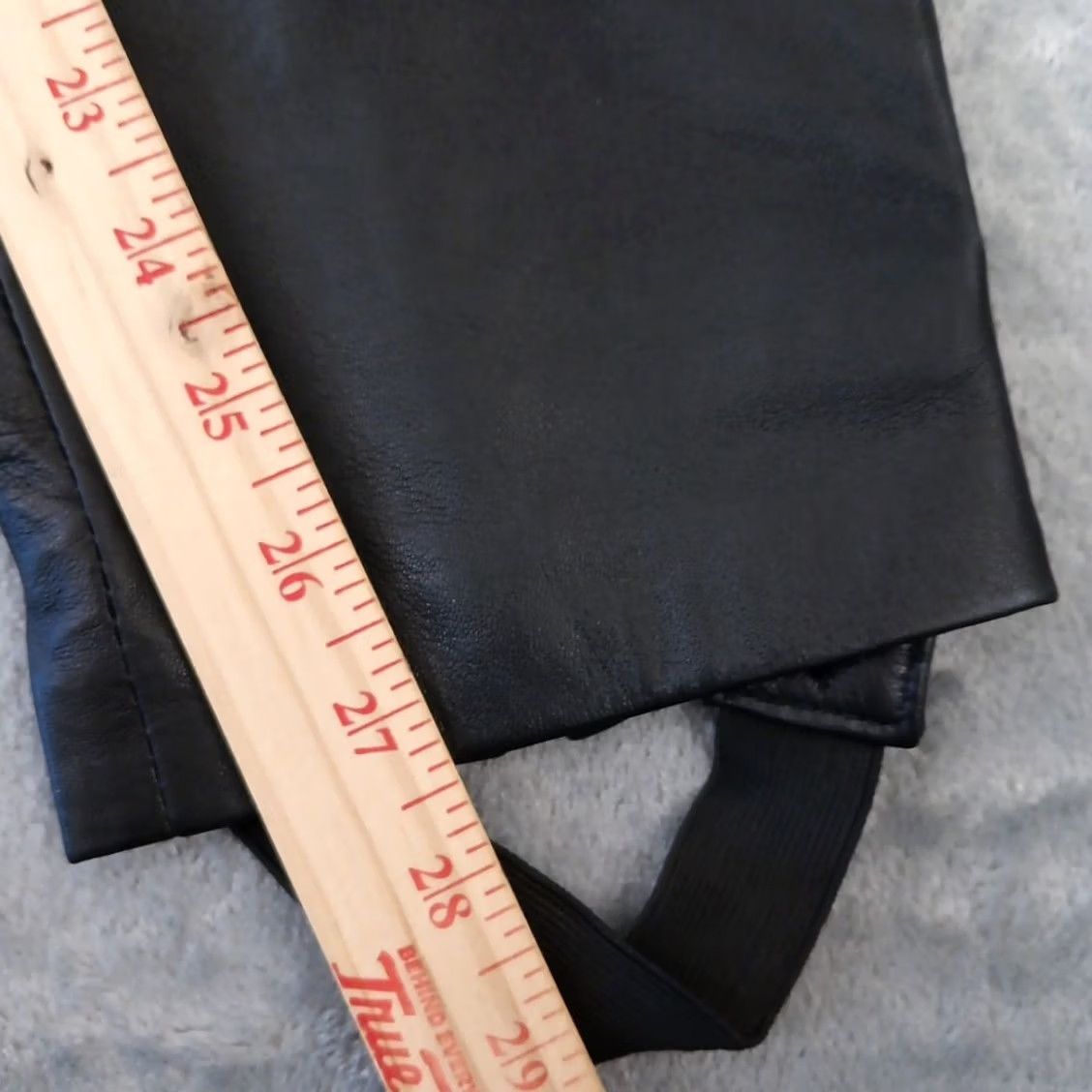 Vintage Lew Magram Pants Womens Size 12 Black High Waist Leather Lined Stirrup Ankle Zip Size 34" / US 12 / IT 48 - 5 Thumbnail