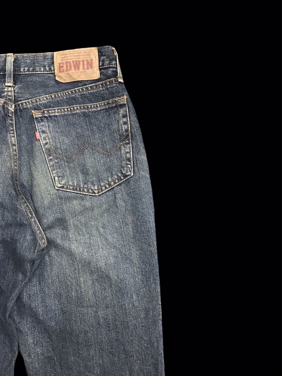 Edwin Flare🔥Edwin Flare Stylish Whiskers Jeans F20 Size US 31 - 7 Thumbnail