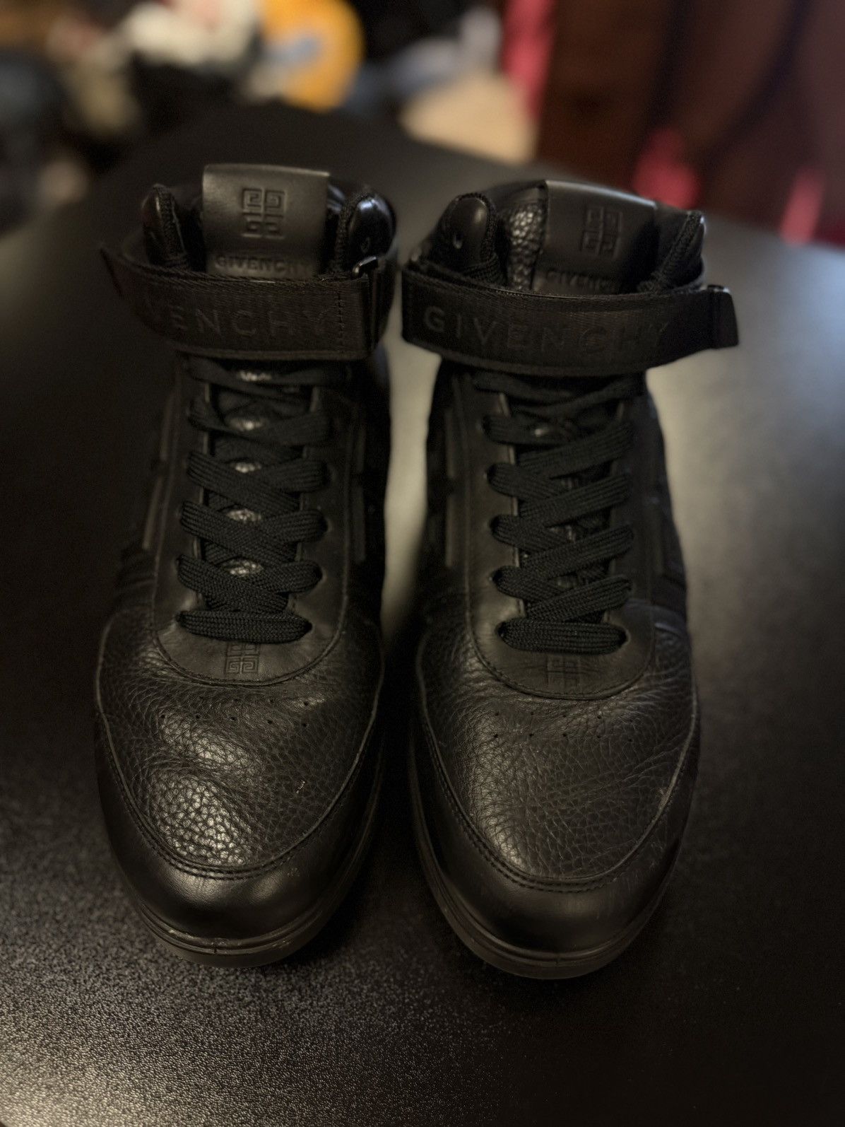 Versace Black Versace High Top Size 41EU/8US Black Leather 🧼 Size US 8 / EU 41 - 5 Thumbnail